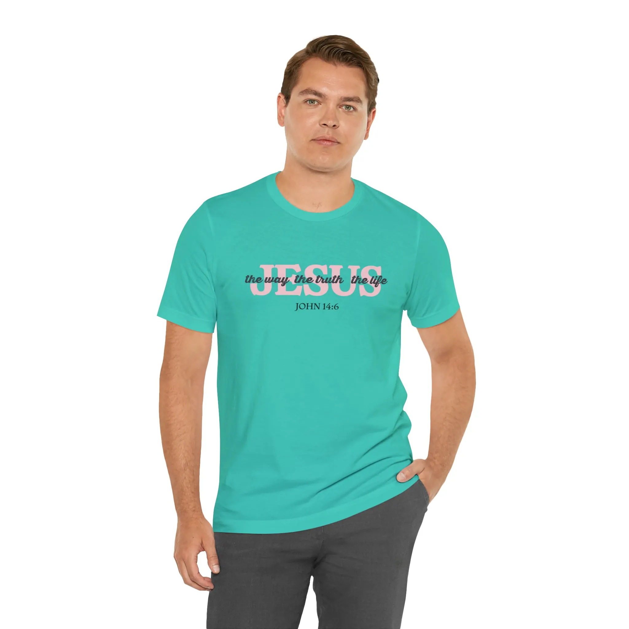 "Jesus is the way" Bella Canvas Unisex Jersey Short Sleeve Tee
