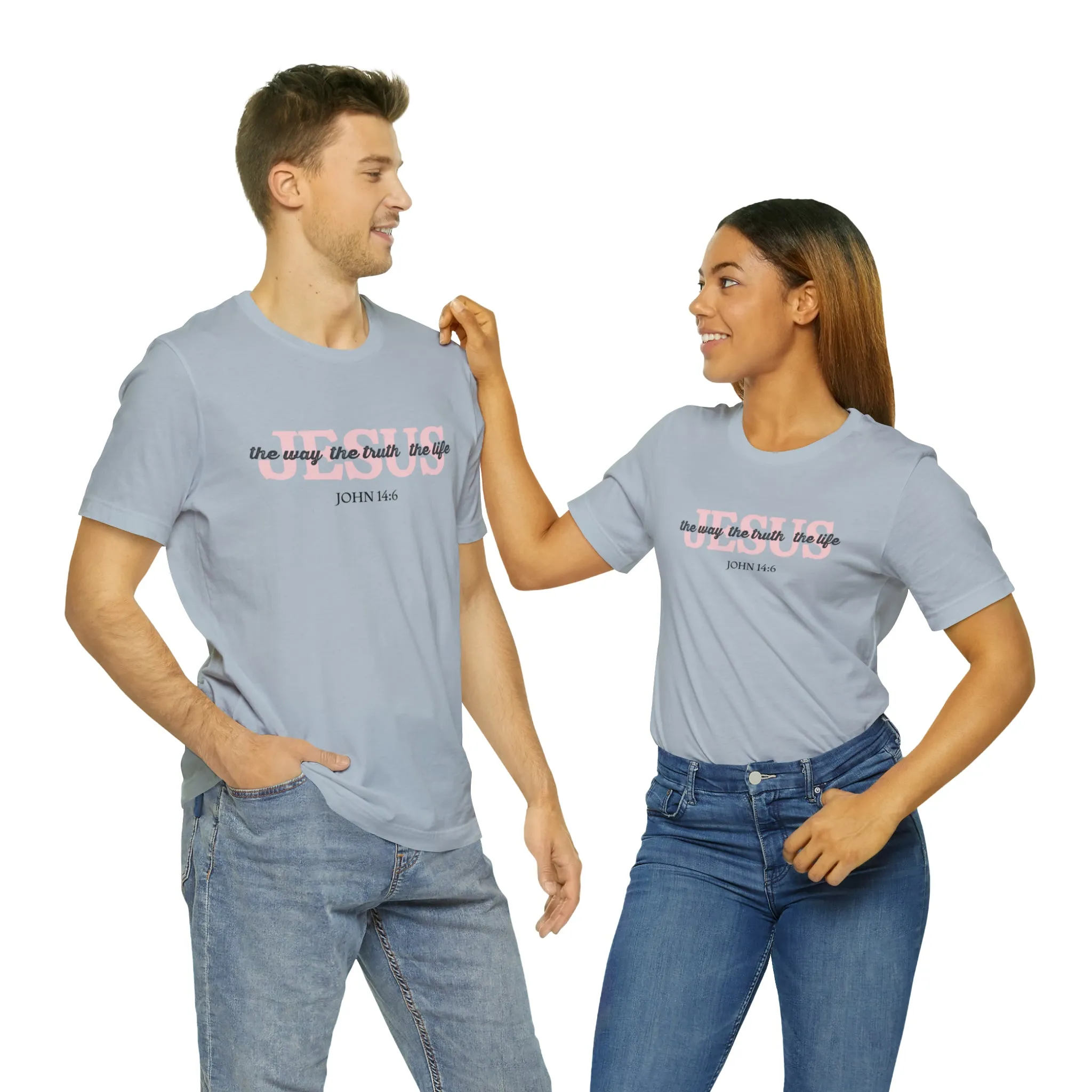 "Jesus is the way" Bella Canvas Unisex Jersey Short Sleeve Tee