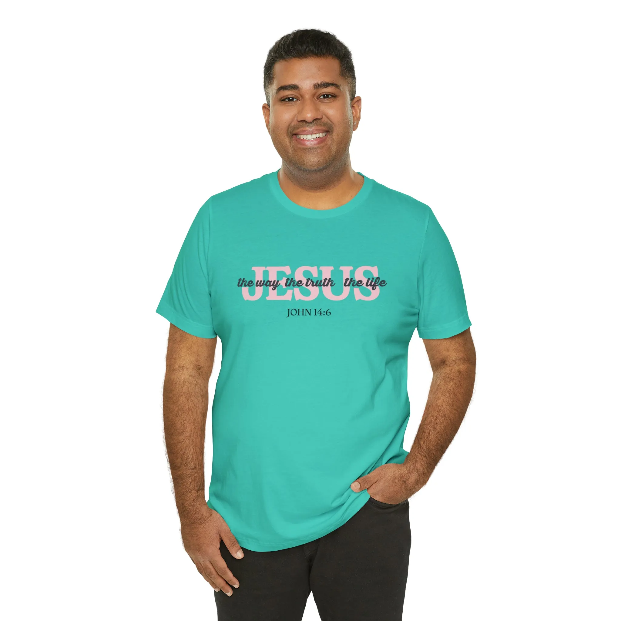 "Jesus is the way" Bella Canvas Unisex Jersey Short Sleeve Tee