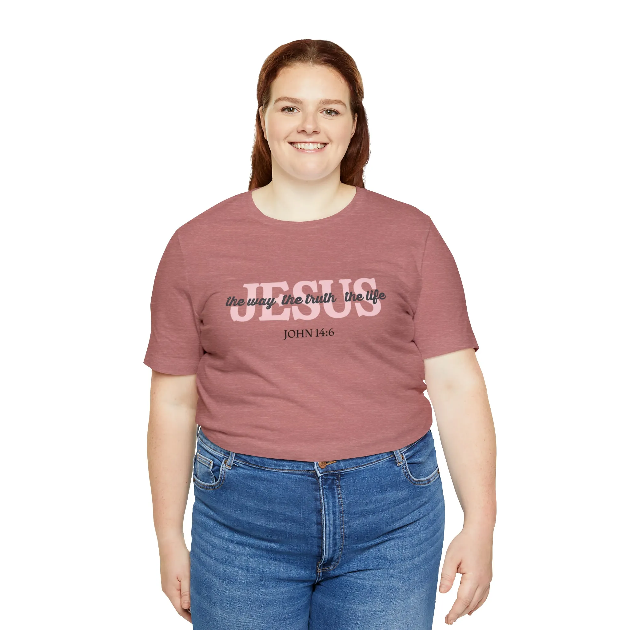 "Jesus is the way" Bella Canvas Unisex Jersey Short Sleeve Tee