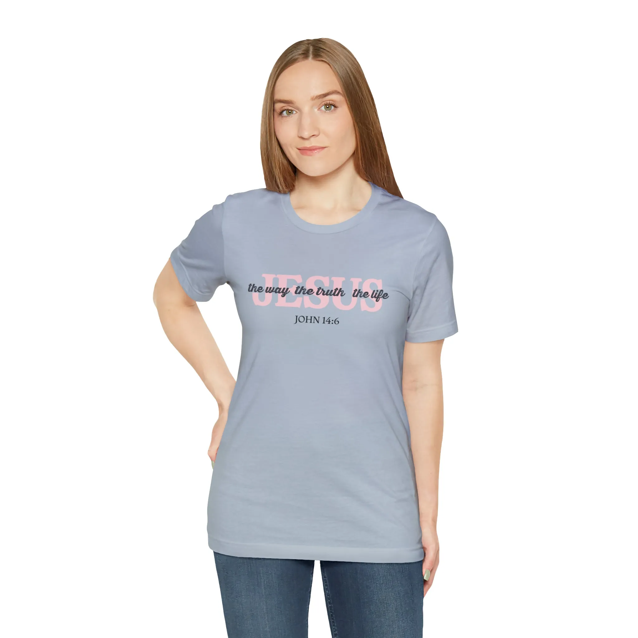 "Jesus is the way" Bella Canvas Unisex Jersey Short Sleeve Tee