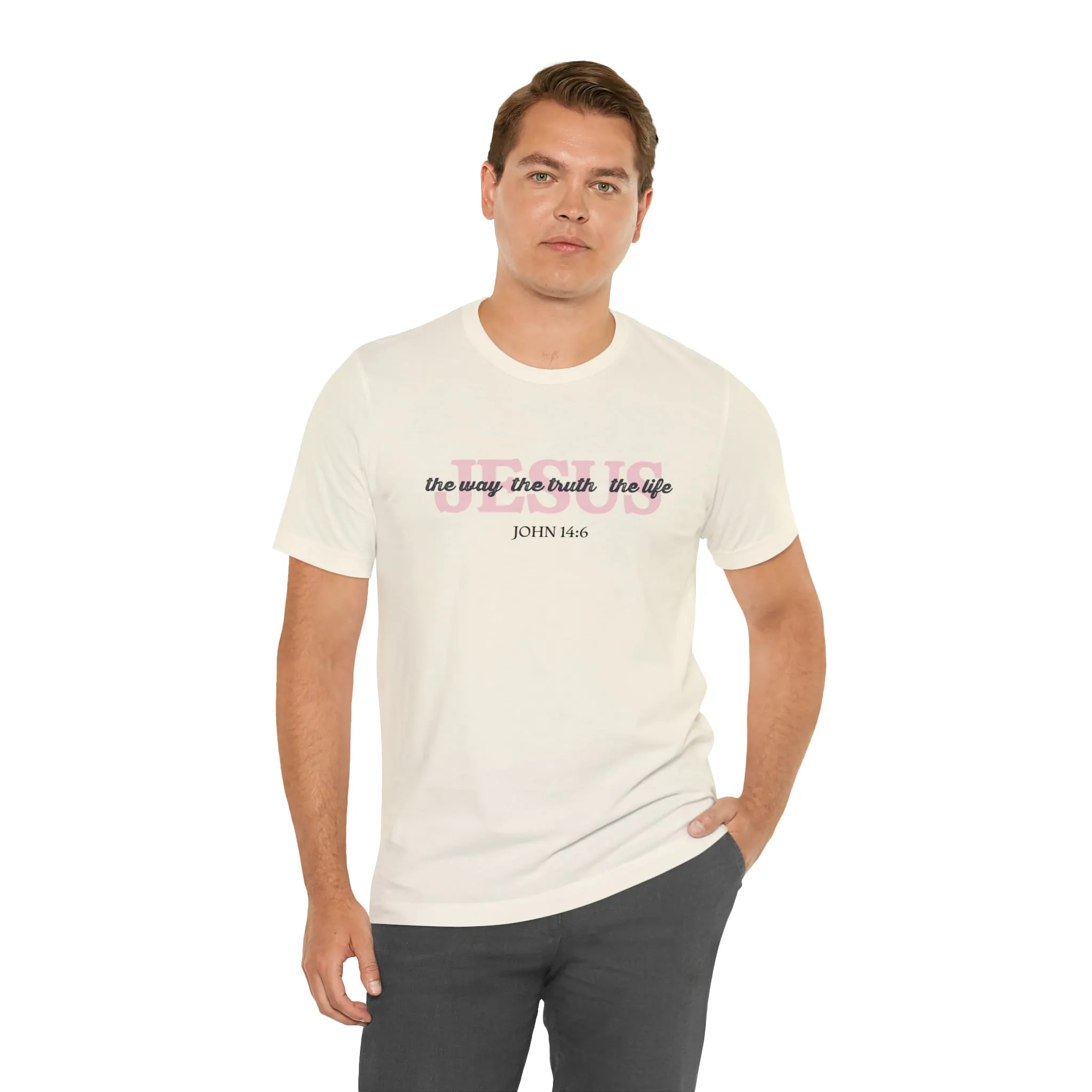 "Jesus is the way" Bella Canvas Unisex Jersey Short Sleeve Tee