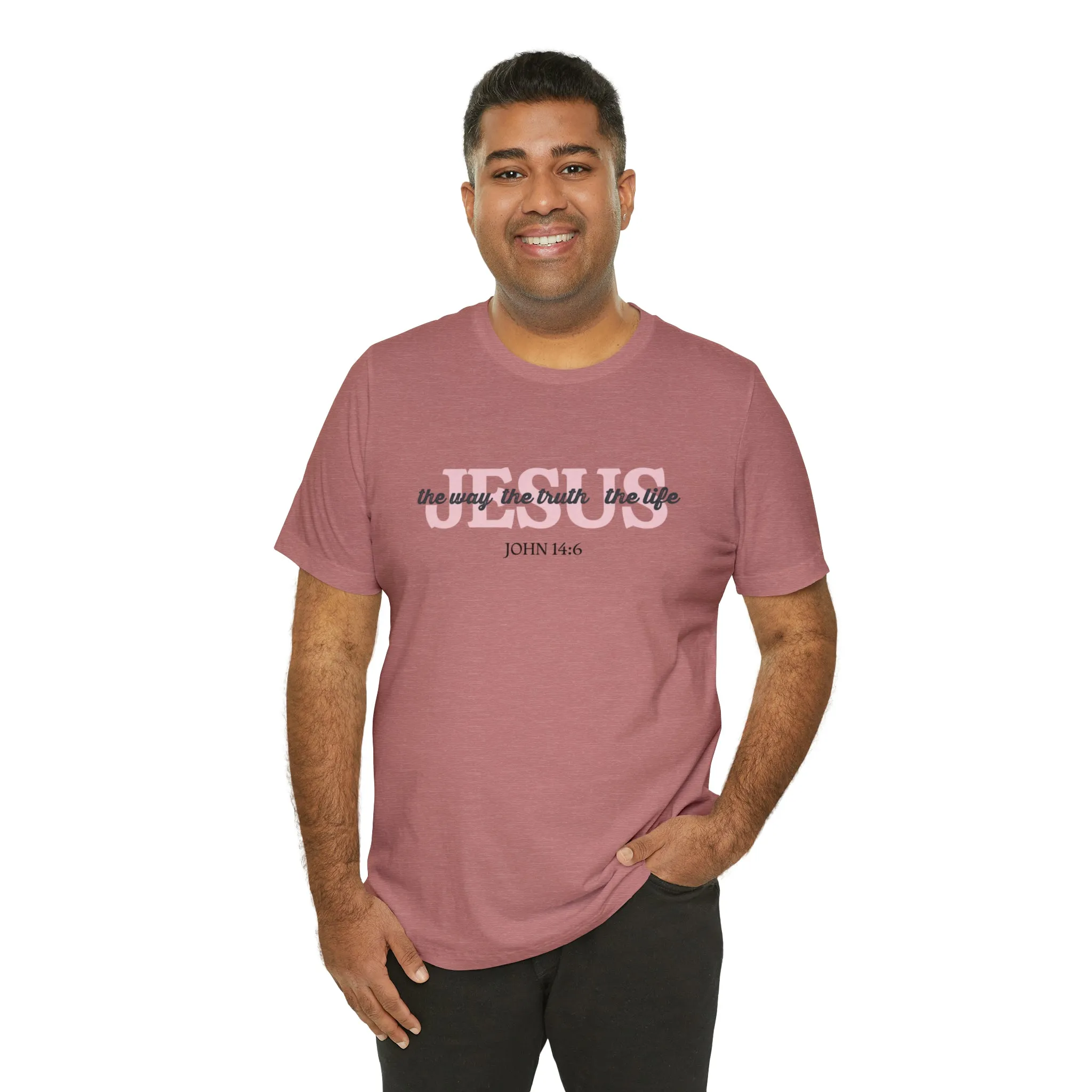 "Jesus is the way" Bella Canvas Unisex Jersey Short Sleeve Tee