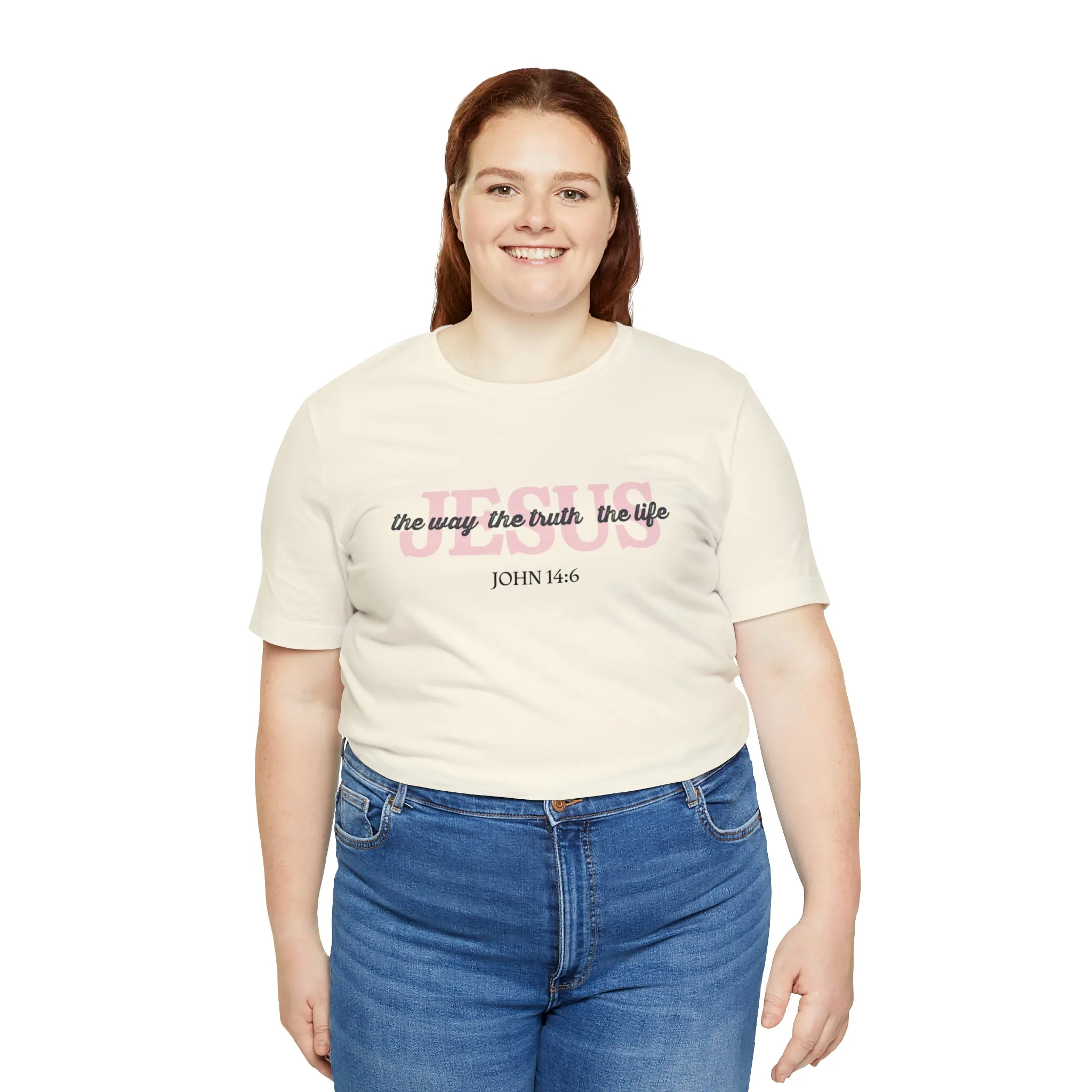 "Jesus is the way" Bella Canvas Unisex Jersey Short Sleeve Tee
