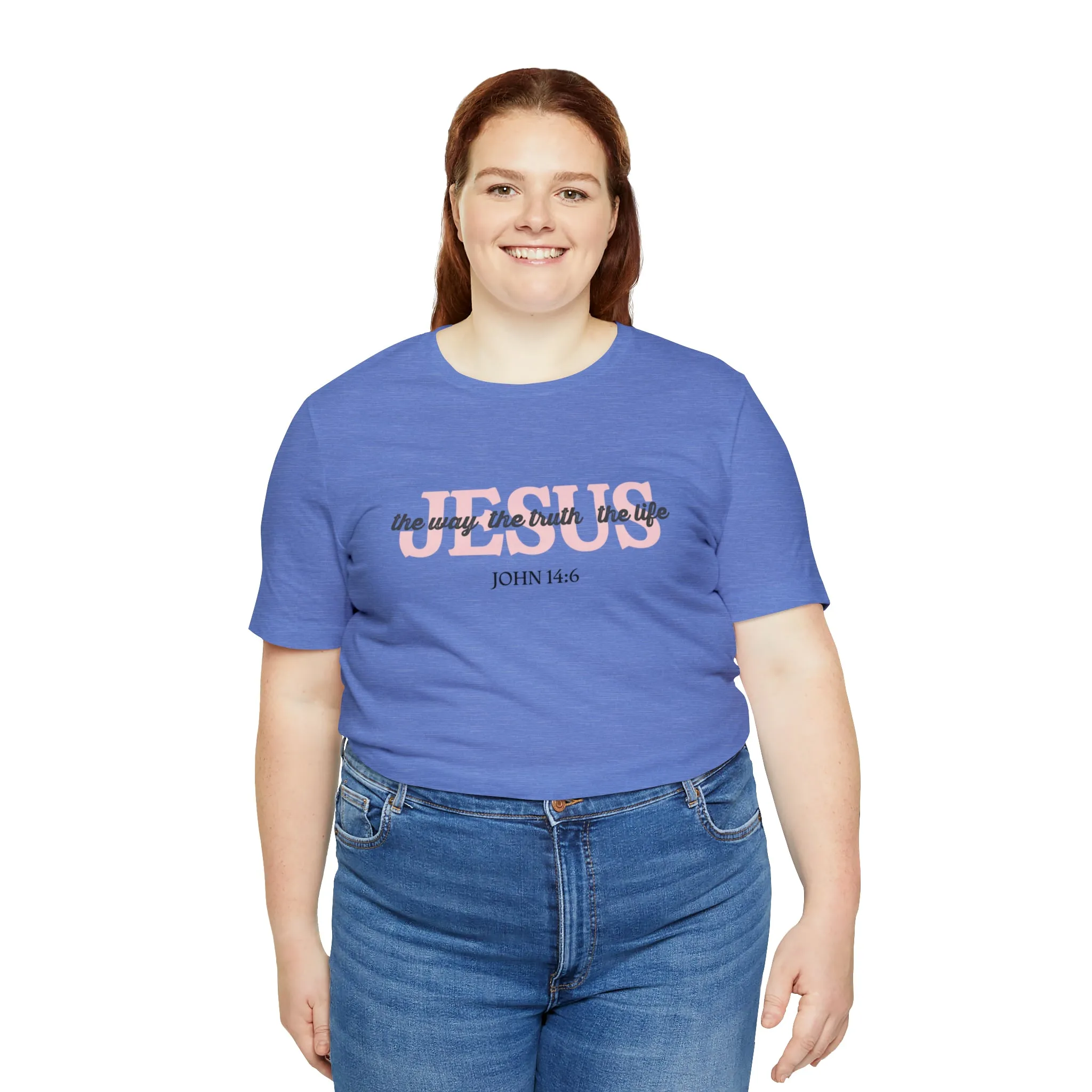 "Jesus is the way" Bella Canvas Unisex Jersey Short Sleeve Tee