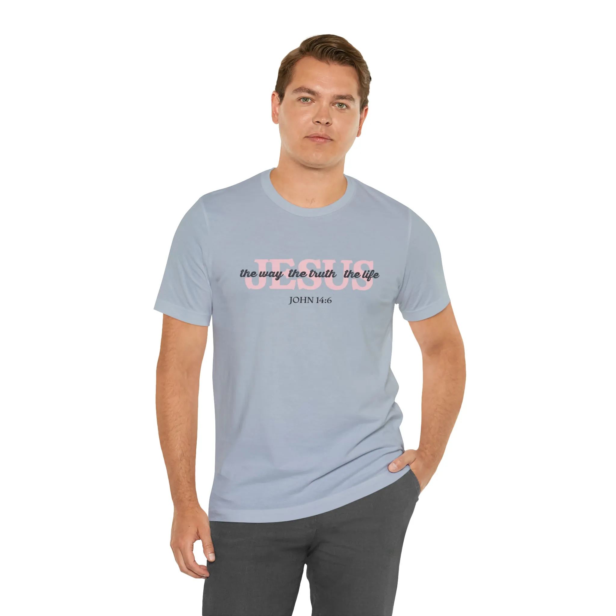 "Jesus is the way" Bella Canvas Unisex Jersey Short Sleeve Tee