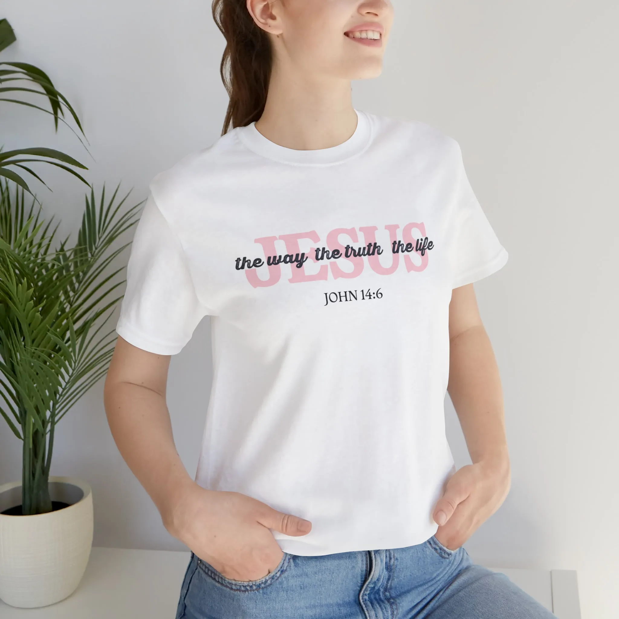 "Jesus is the way" Bella Canvas Unisex Jersey Short Sleeve Tee