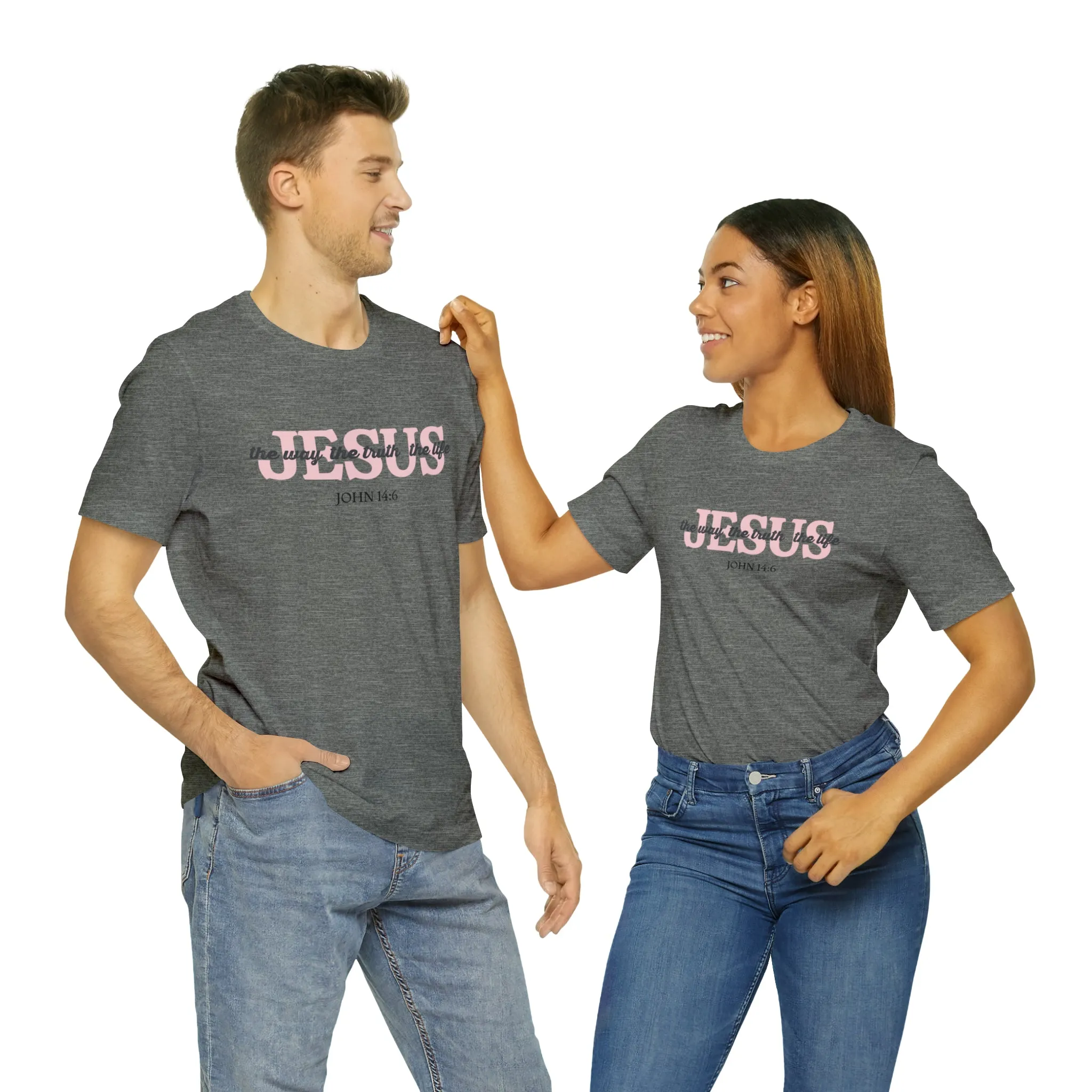 "Jesus is the way" Bella Canvas Unisex Jersey Short Sleeve Tee