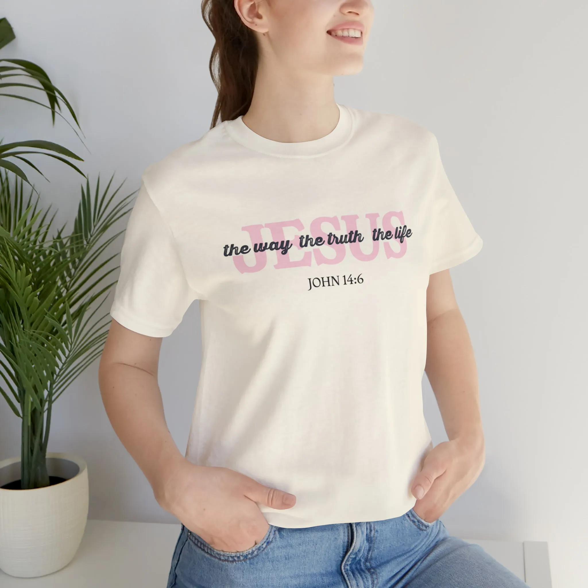 "Jesus is the way" Bella Canvas Unisex Jersey Short Sleeve Tee