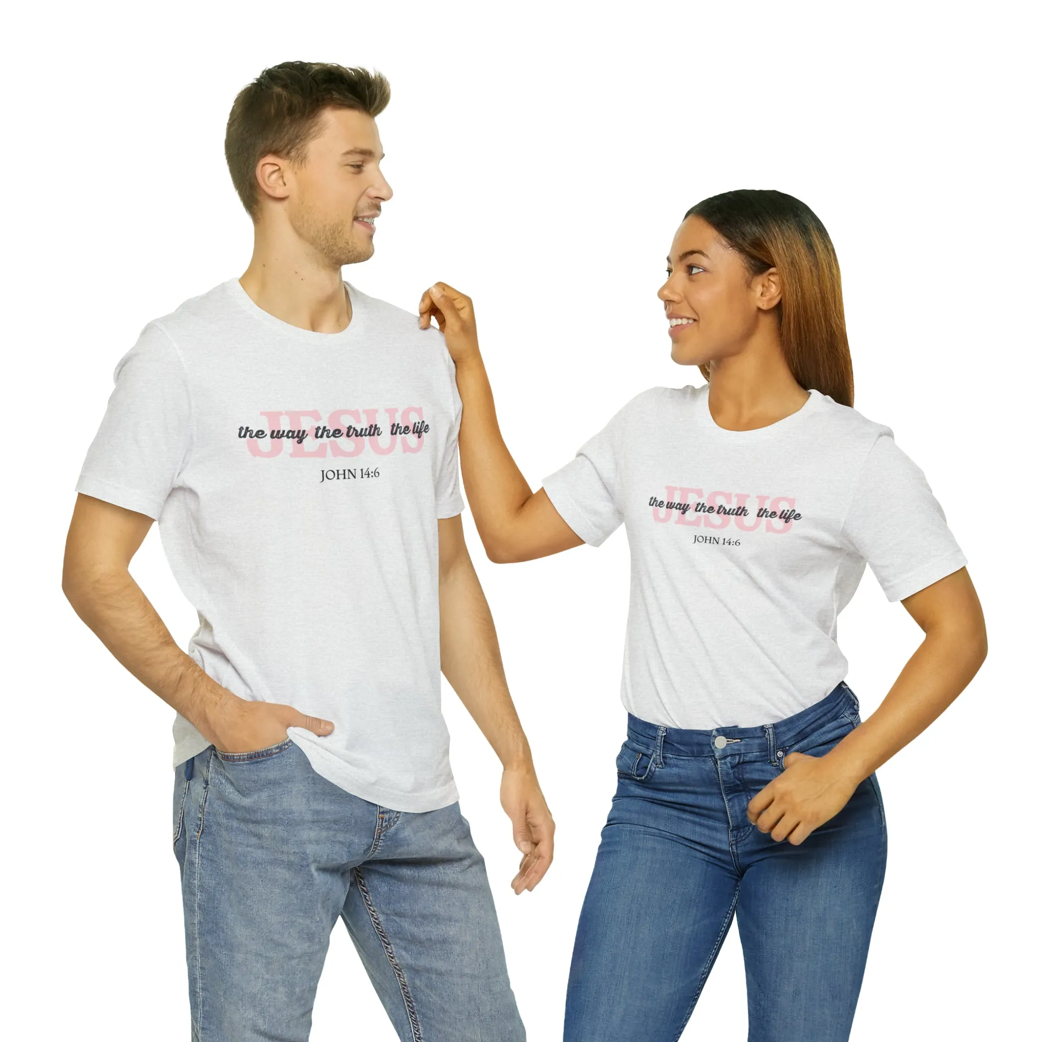 "Jesus is the way" Bella Canvas Unisex Jersey Short Sleeve Tee