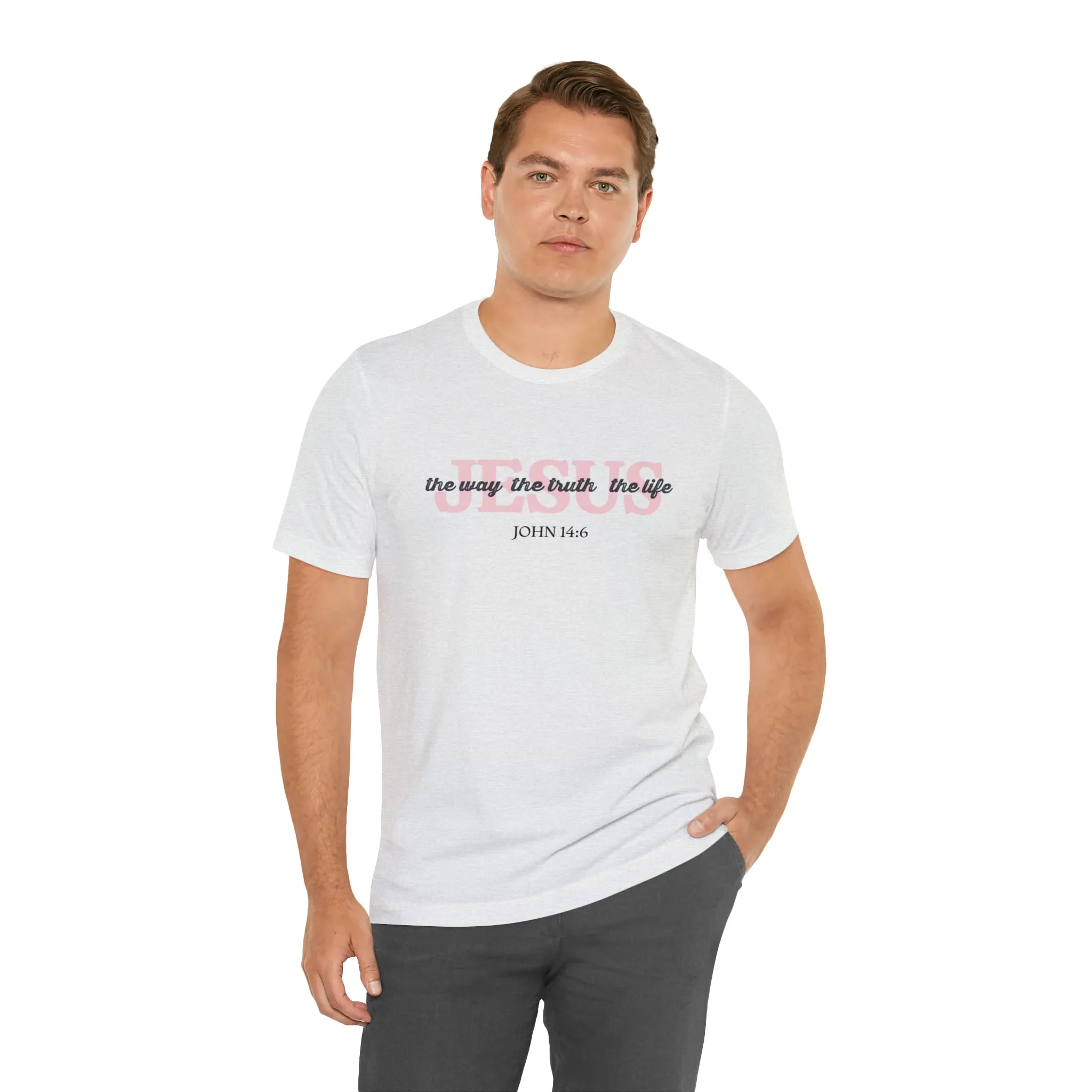 "Jesus is the way" Bella Canvas Unisex Jersey Short Sleeve Tee