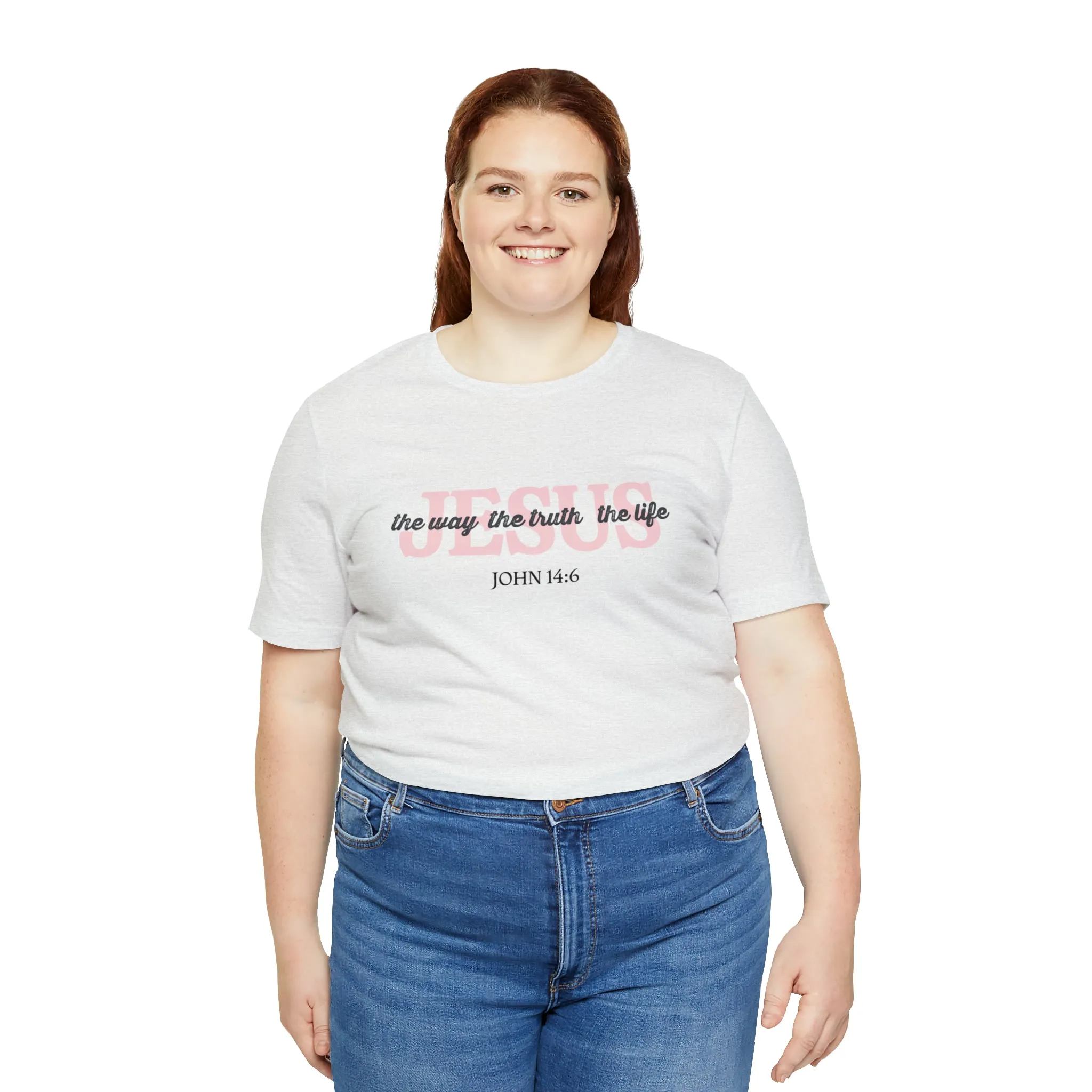 "Jesus is the way" Bella Canvas Unisex Jersey Short Sleeve Tee