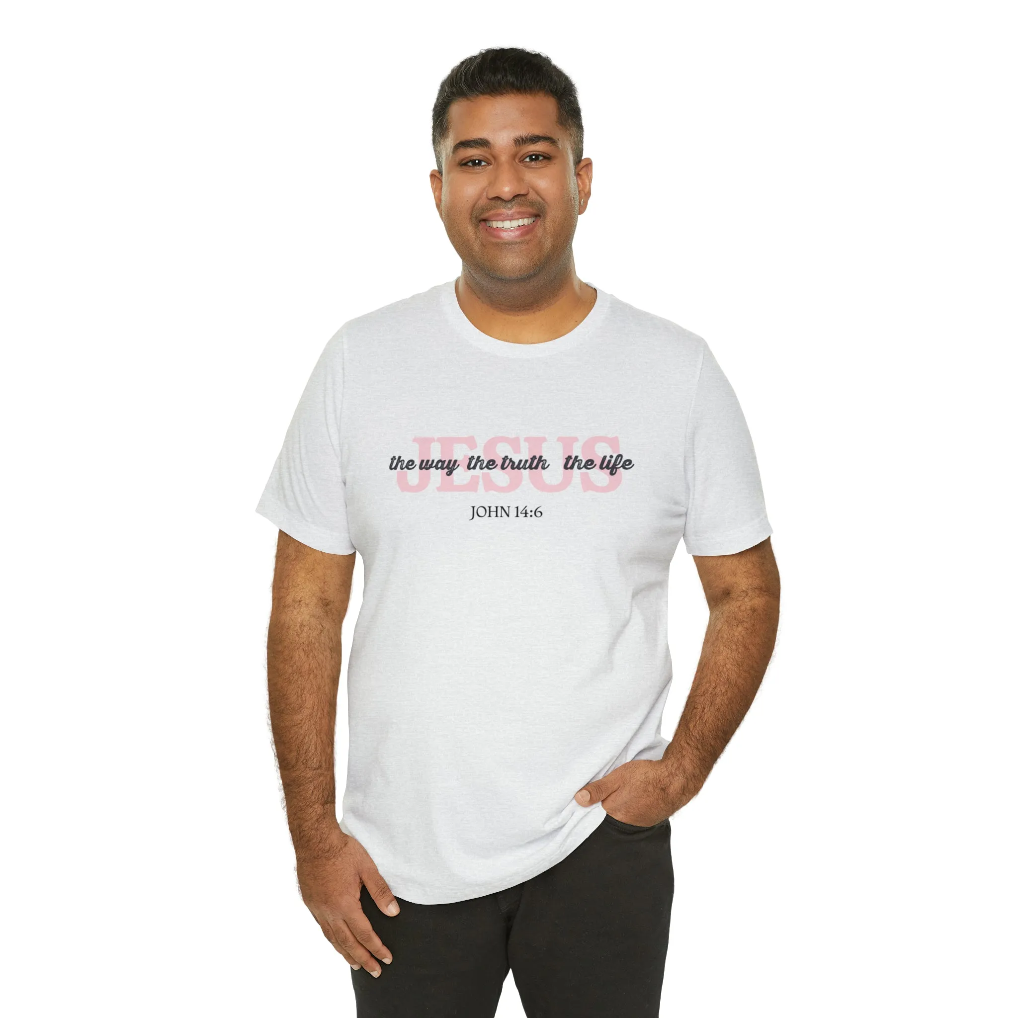 "Jesus is the way" Bella Canvas Unisex Jersey Short Sleeve Tee