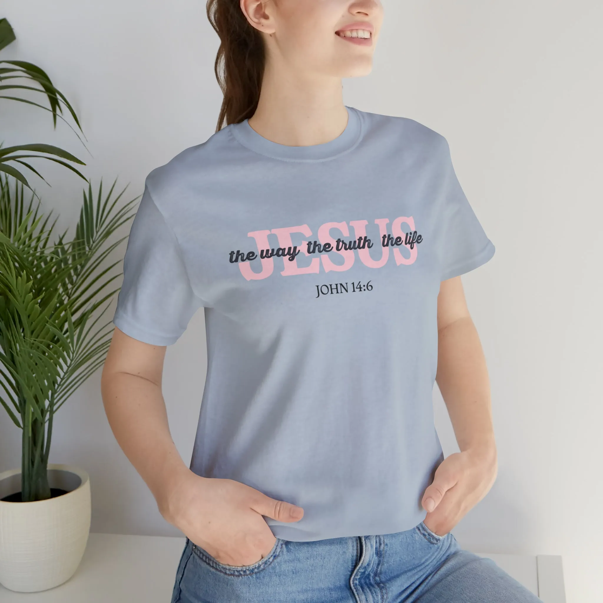 "Jesus is the way" Bella Canvas Unisex Jersey Short Sleeve Tee