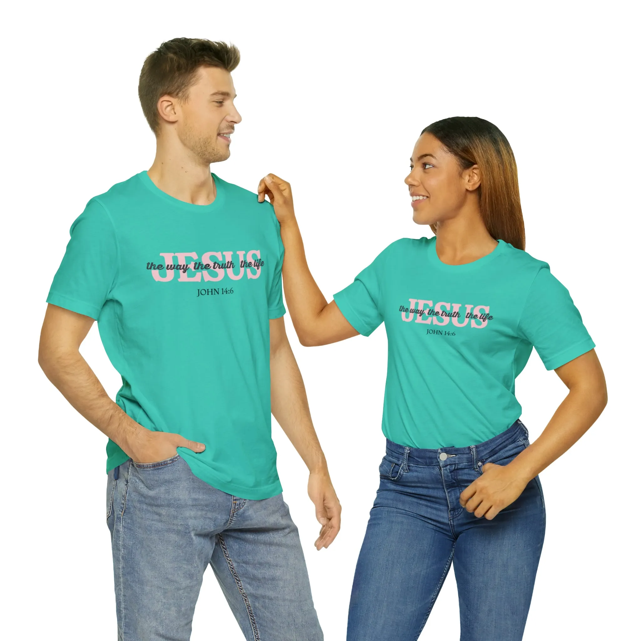 "Jesus is the way" Bella Canvas Unisex Jersey Short Sleeve Tee