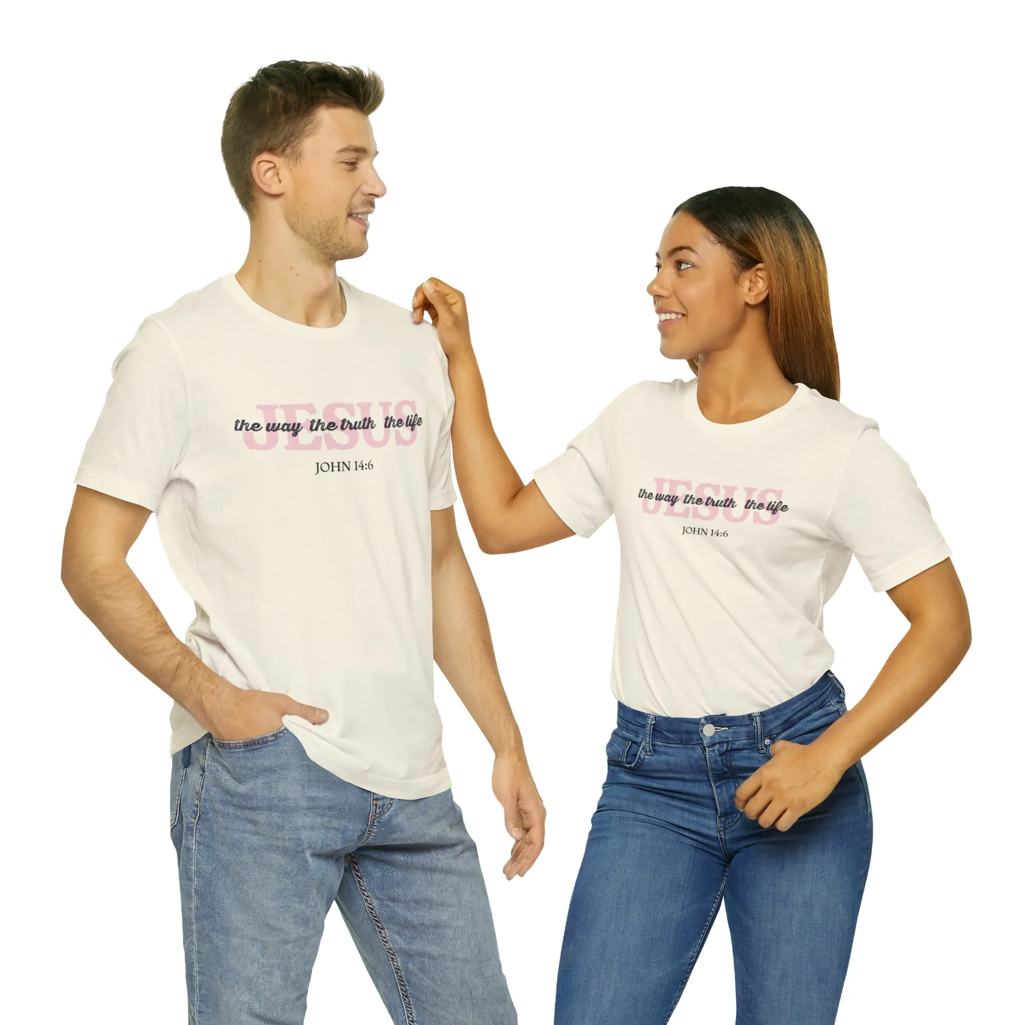 "Jesus is the way" Bella Canvas Unisex Jersey Short Sleeve Tee