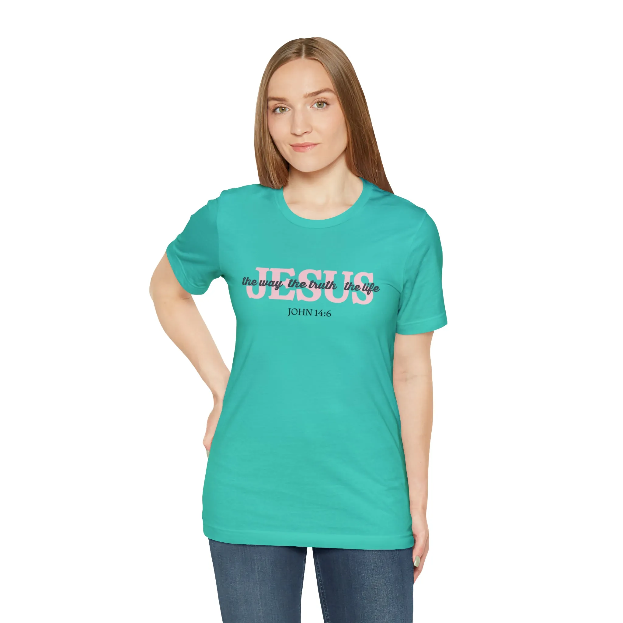 "Jesus is the way" Bella Canvas Unisex Jersey Short Sleeve Tee