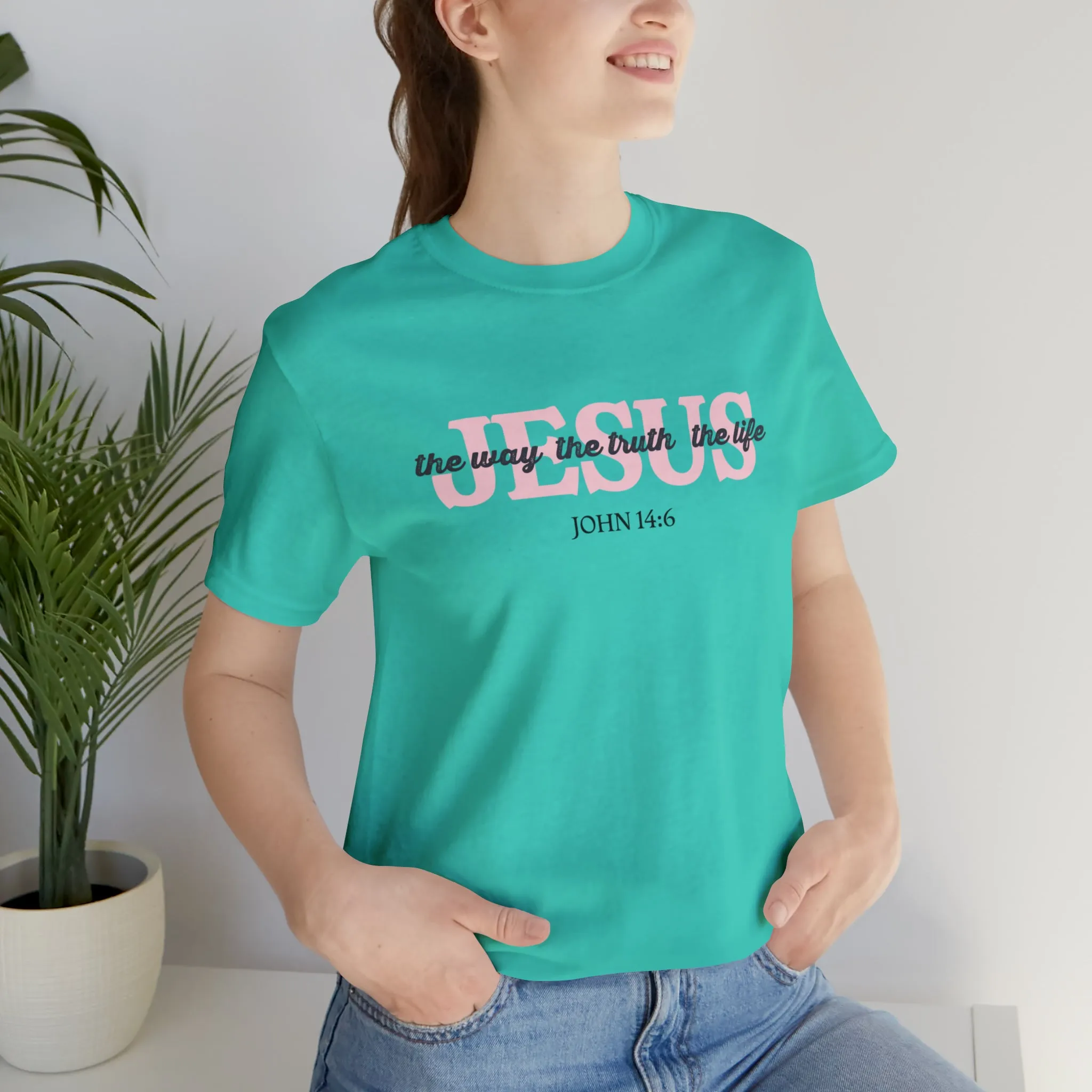 "Jesus is the way" Bella Canvas Unisex Jersey Short Sleeve Tee