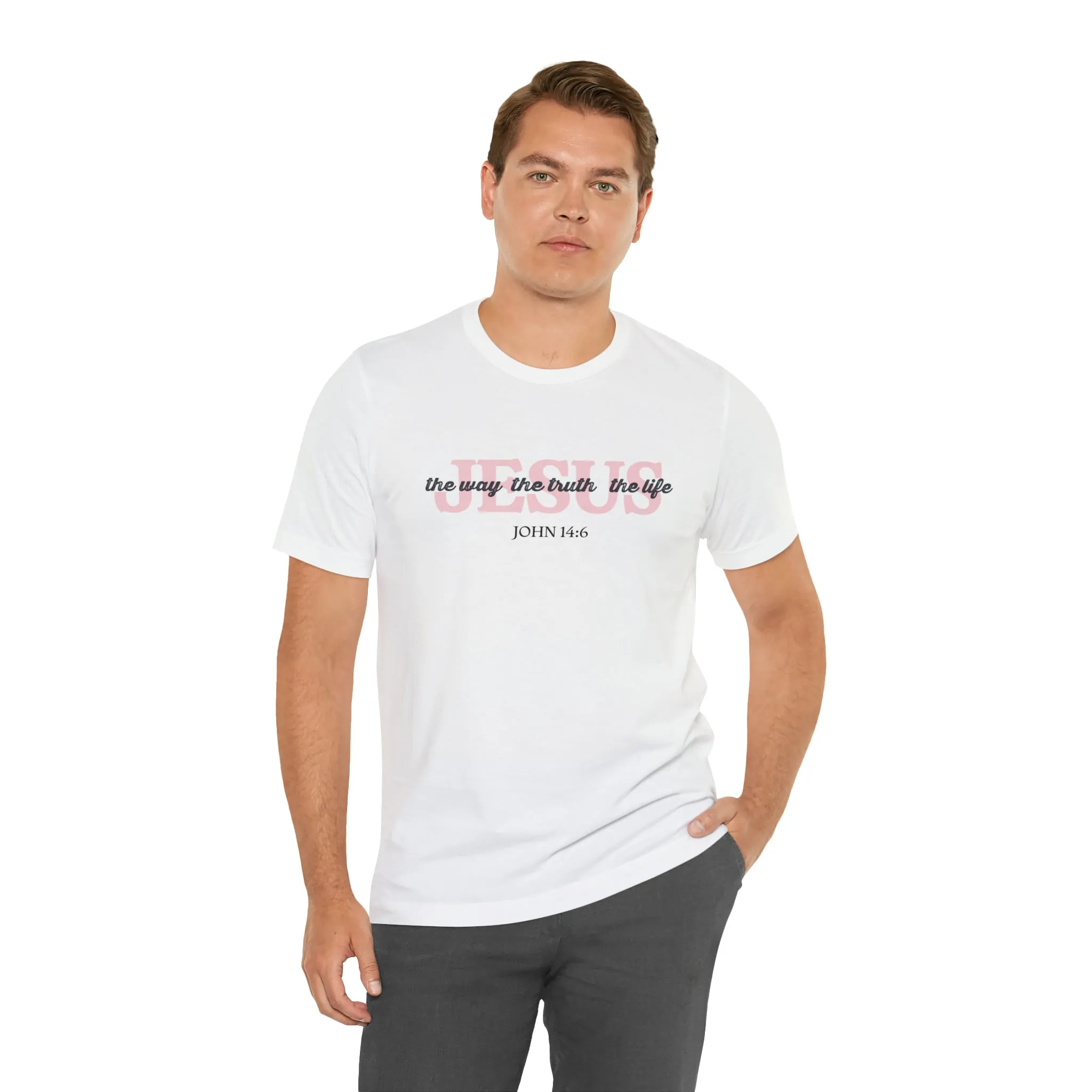 "Jesus is the way" Bella Canvas Unisex Jersey Short Sleeve Tee