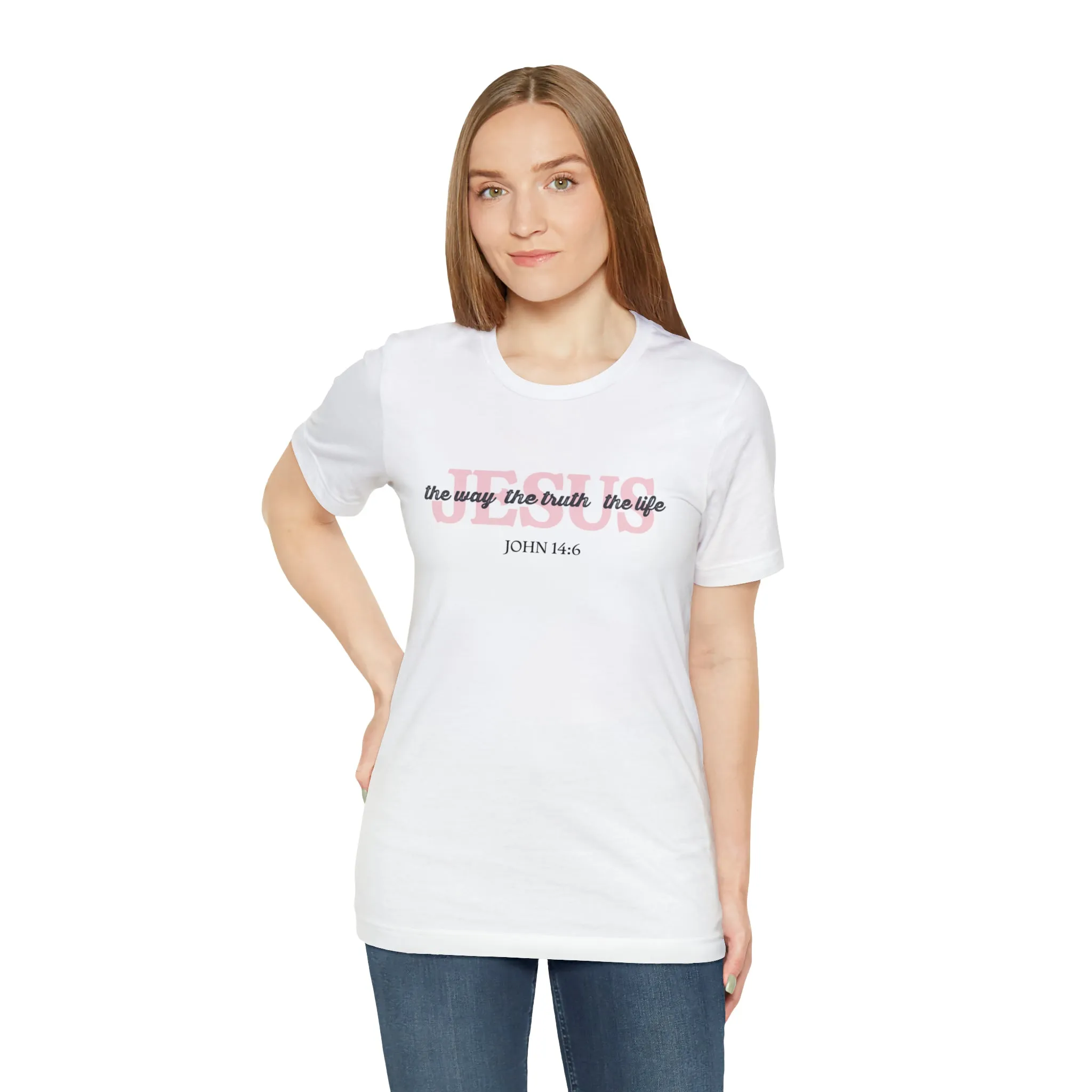 "Jesus is the way" Bella Canvas Unisex Jersey Short Sleeve Tee