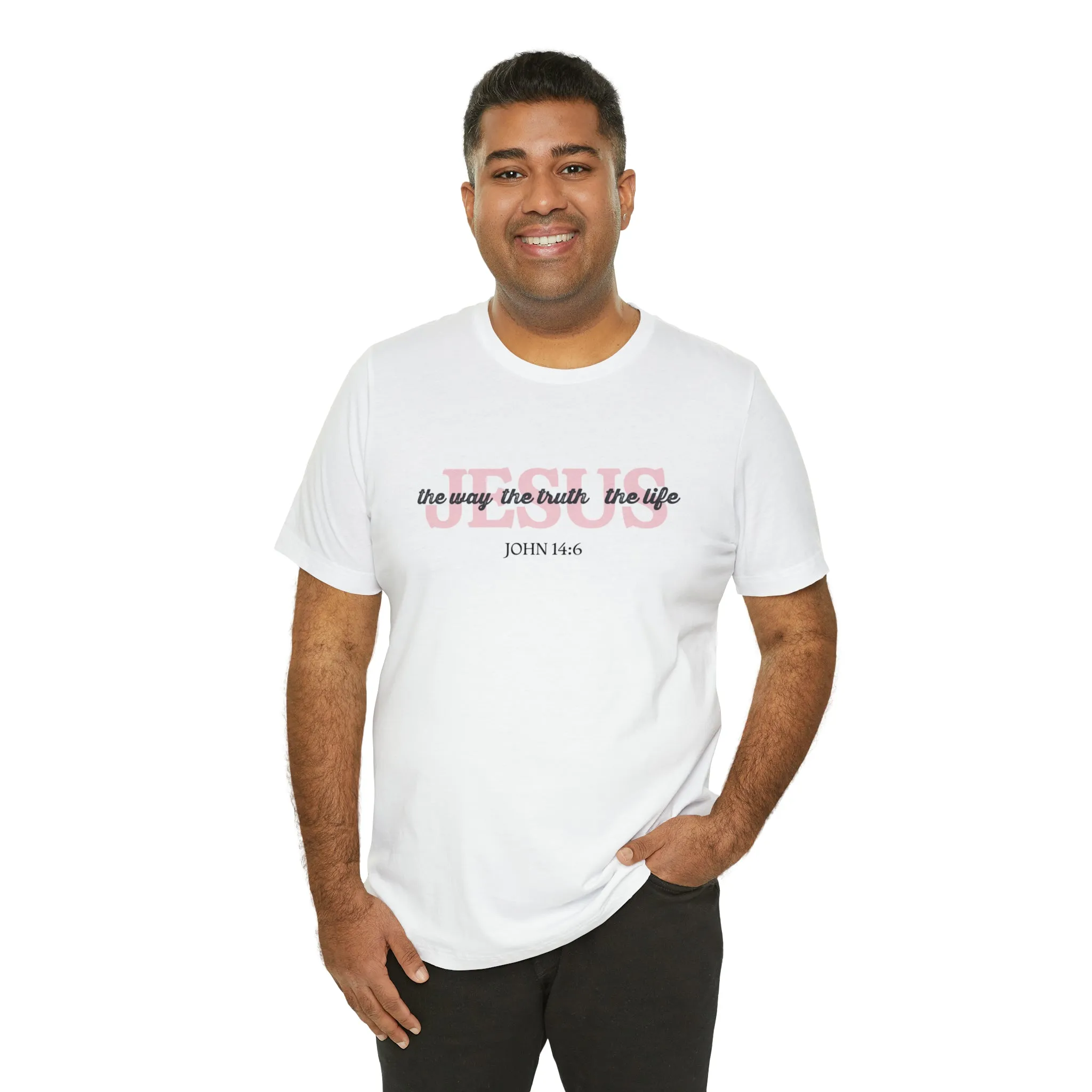 "Jesus is the way" Bella Canvas Unisex Jersey Short Sleeve Tee