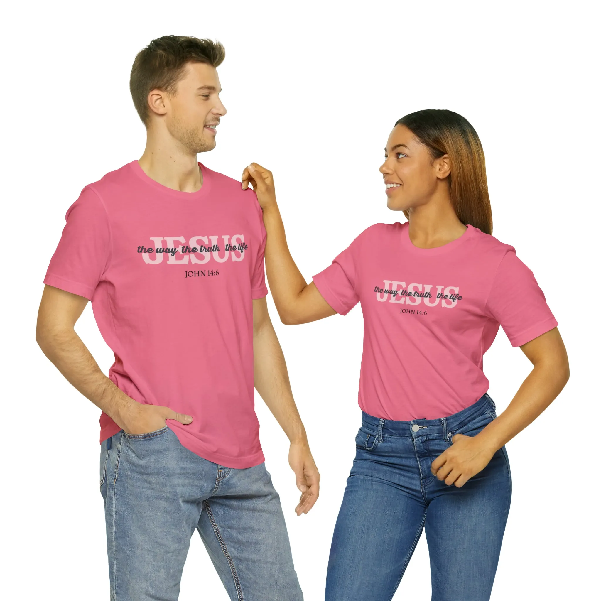 "Jesus is the way" Bella Canvas Unisex Jersey Short Sleeve Tee