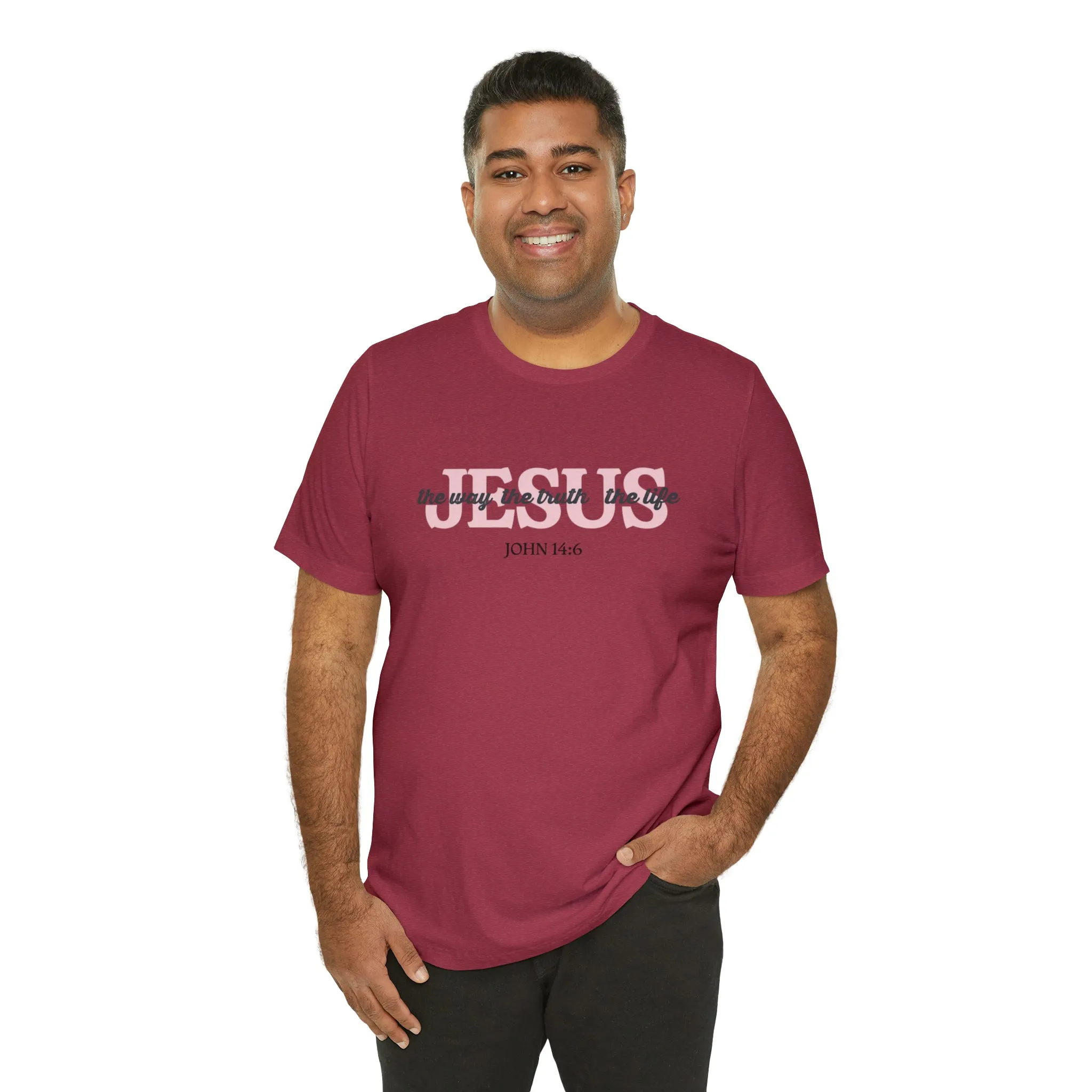 "Jesus is the way" Bella Canvas Unisex Jersey Short Sleeve Tee