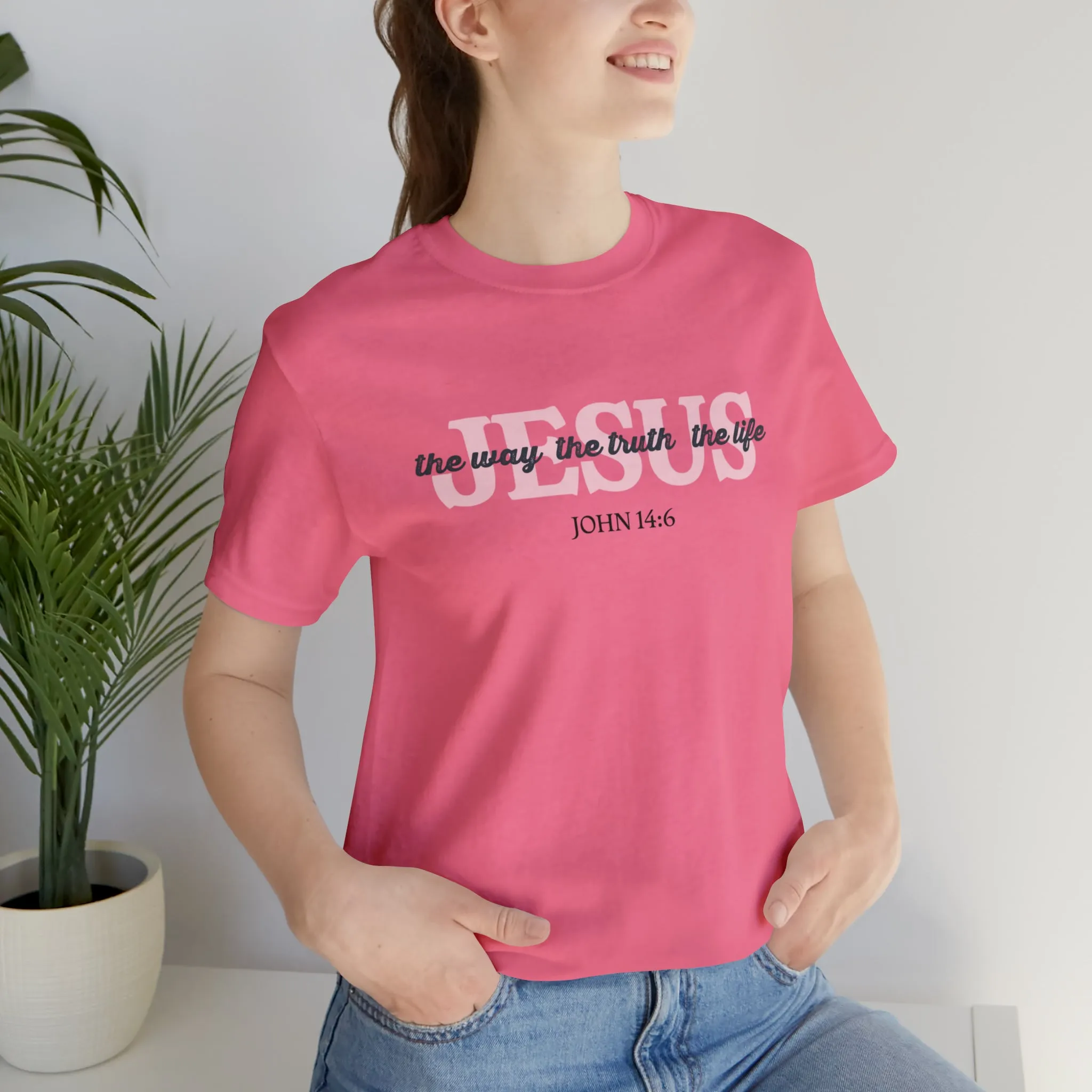 "Jesus is the way" Bella Canvas Unisex Jersey Short Sleeve Tee