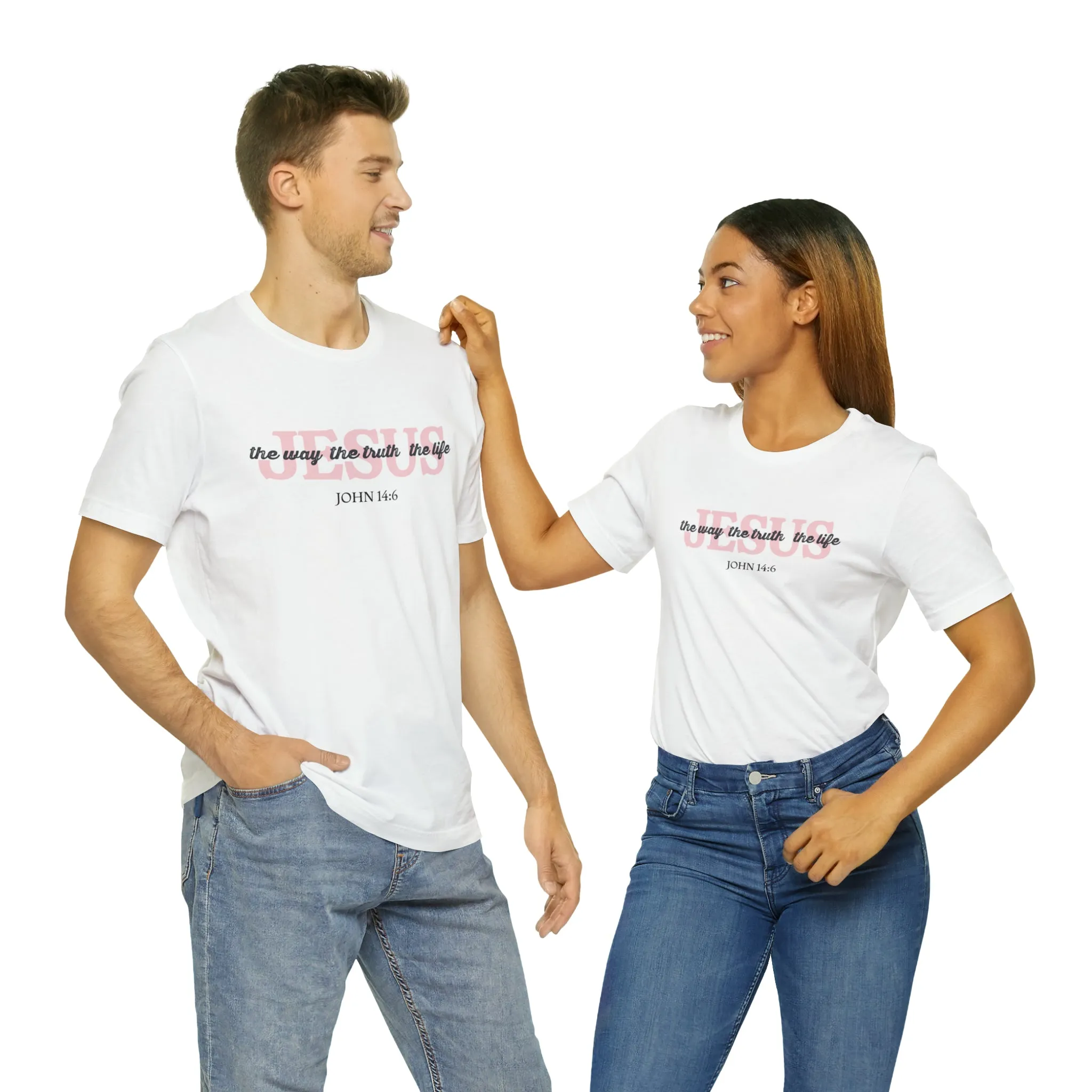 "Jesus is the way" Bella Canvas Unisex Jersey Short Sleeve Tee