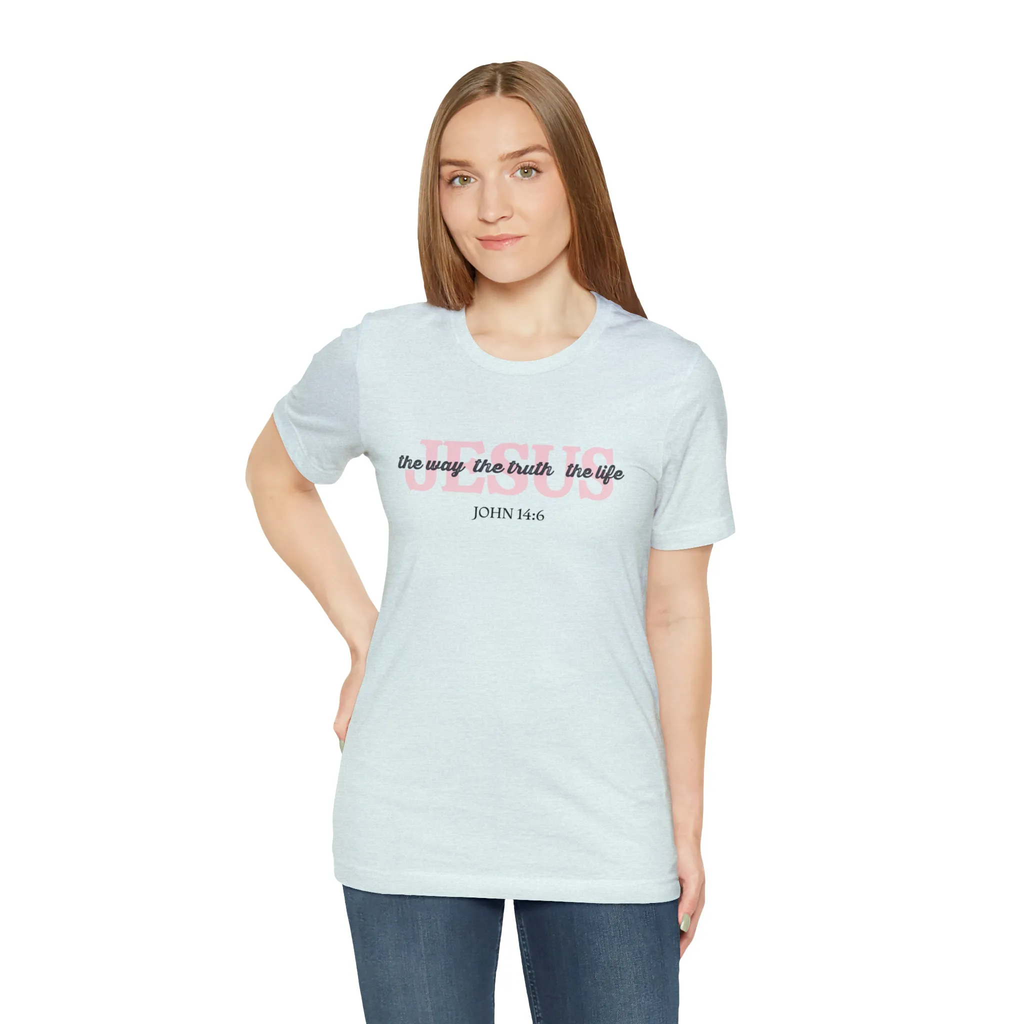 "Jesus is the way" Bella Canvas Unisex Jersey Short Sleeve Tee