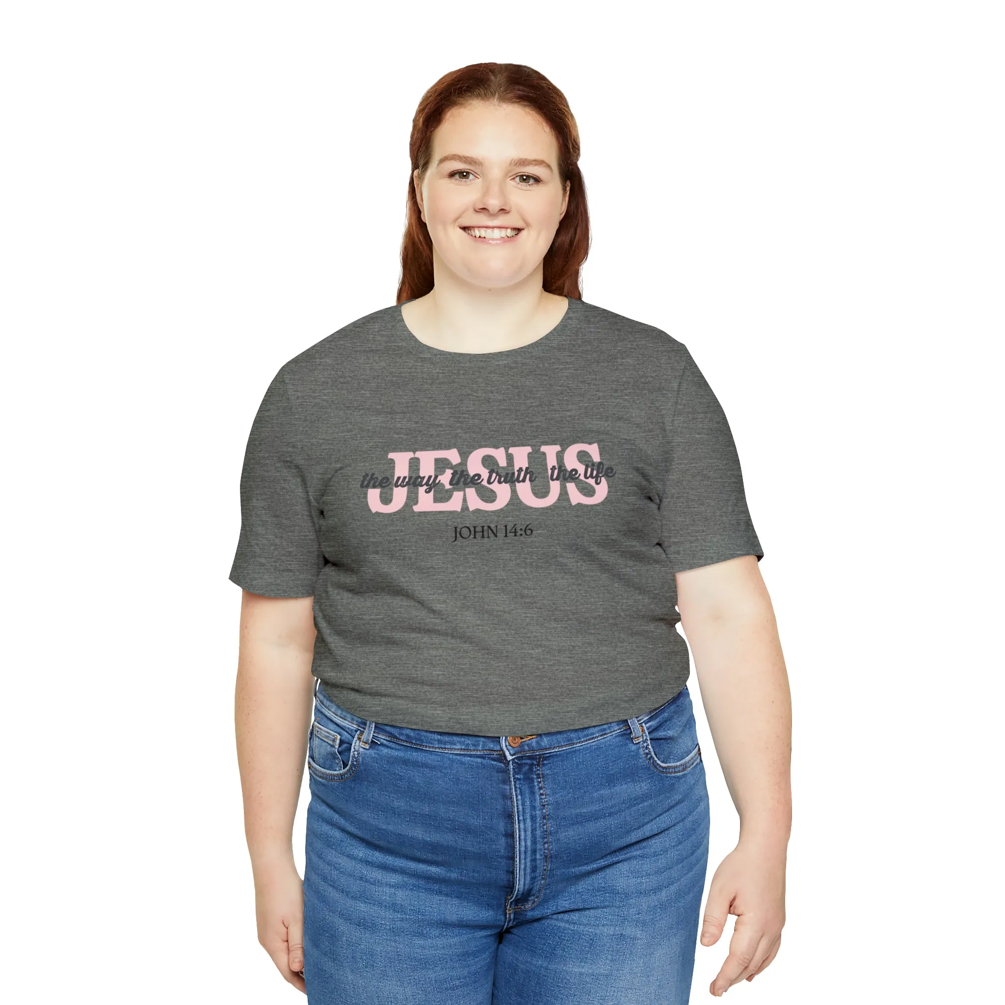 "Jesus is the way" Bella Canvas Unisex Jersey Short Sleeve Tee