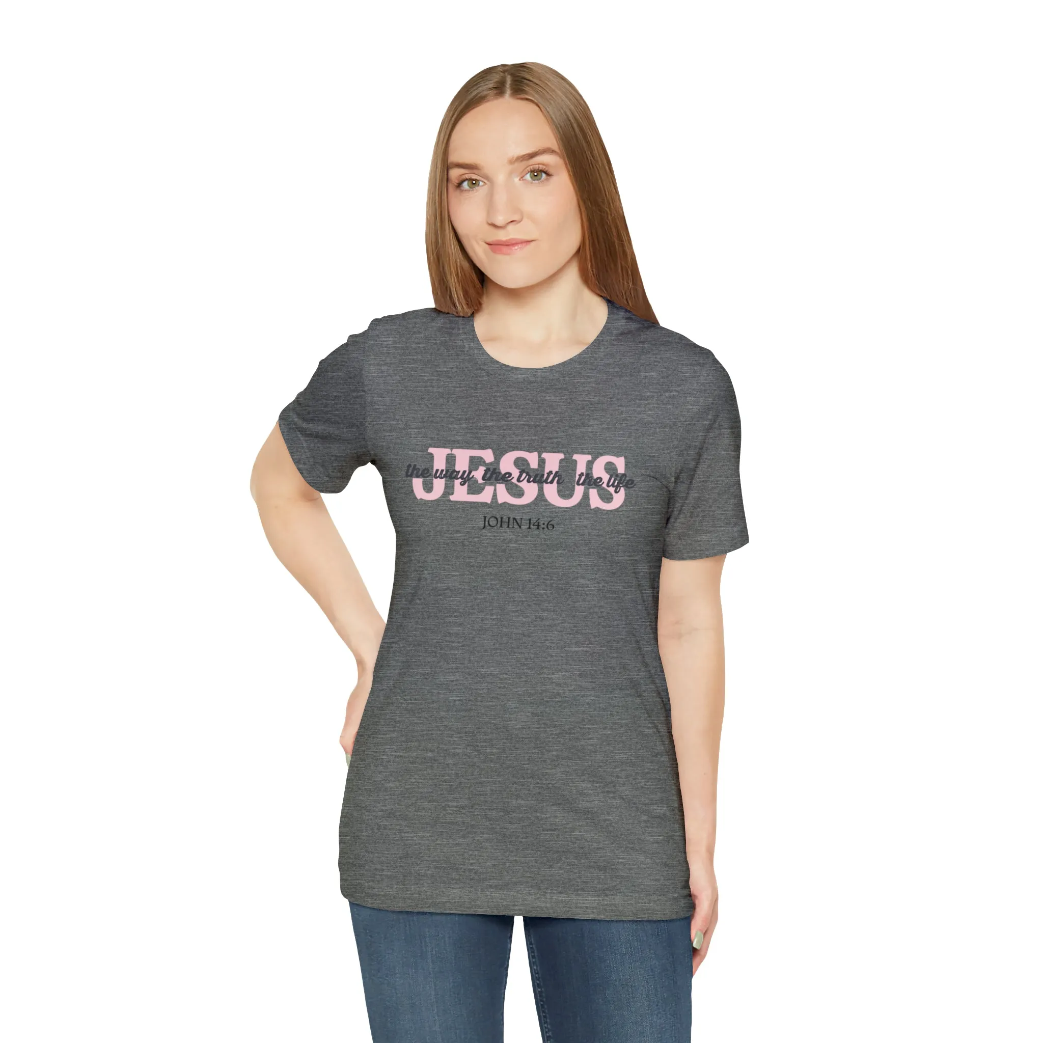 "Jesus is the way" Bella Canvas Unisex Jersey Short Sleeve Tee