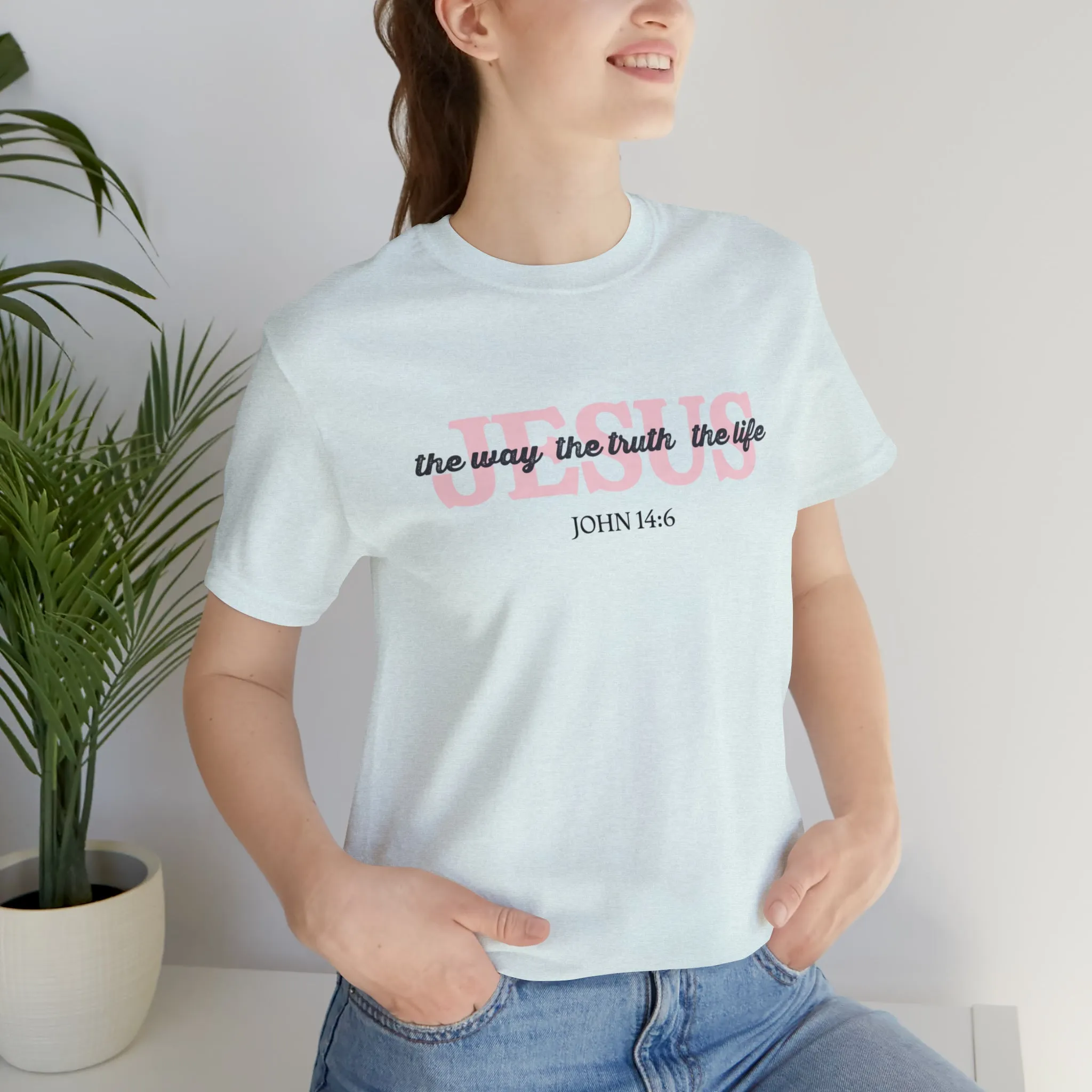"Jesus is the way" Bella Canvas Unisex Jersey Short Sleeve Tee