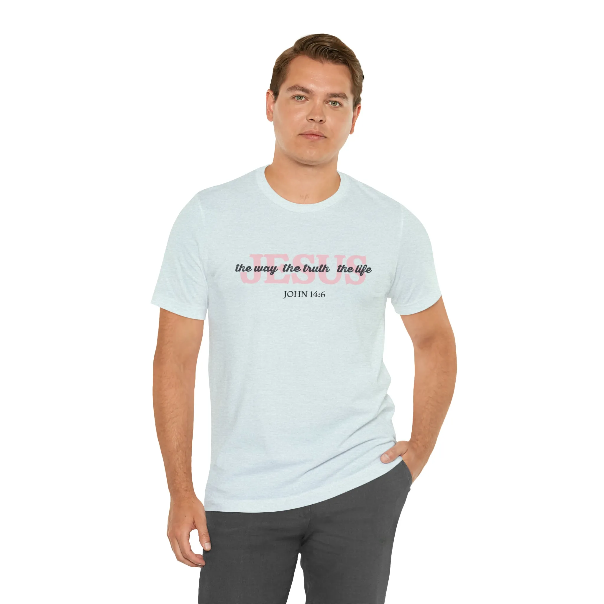 "Jesus is the way" Bella Canvas Unisex Jersey Short Sleeve Tee