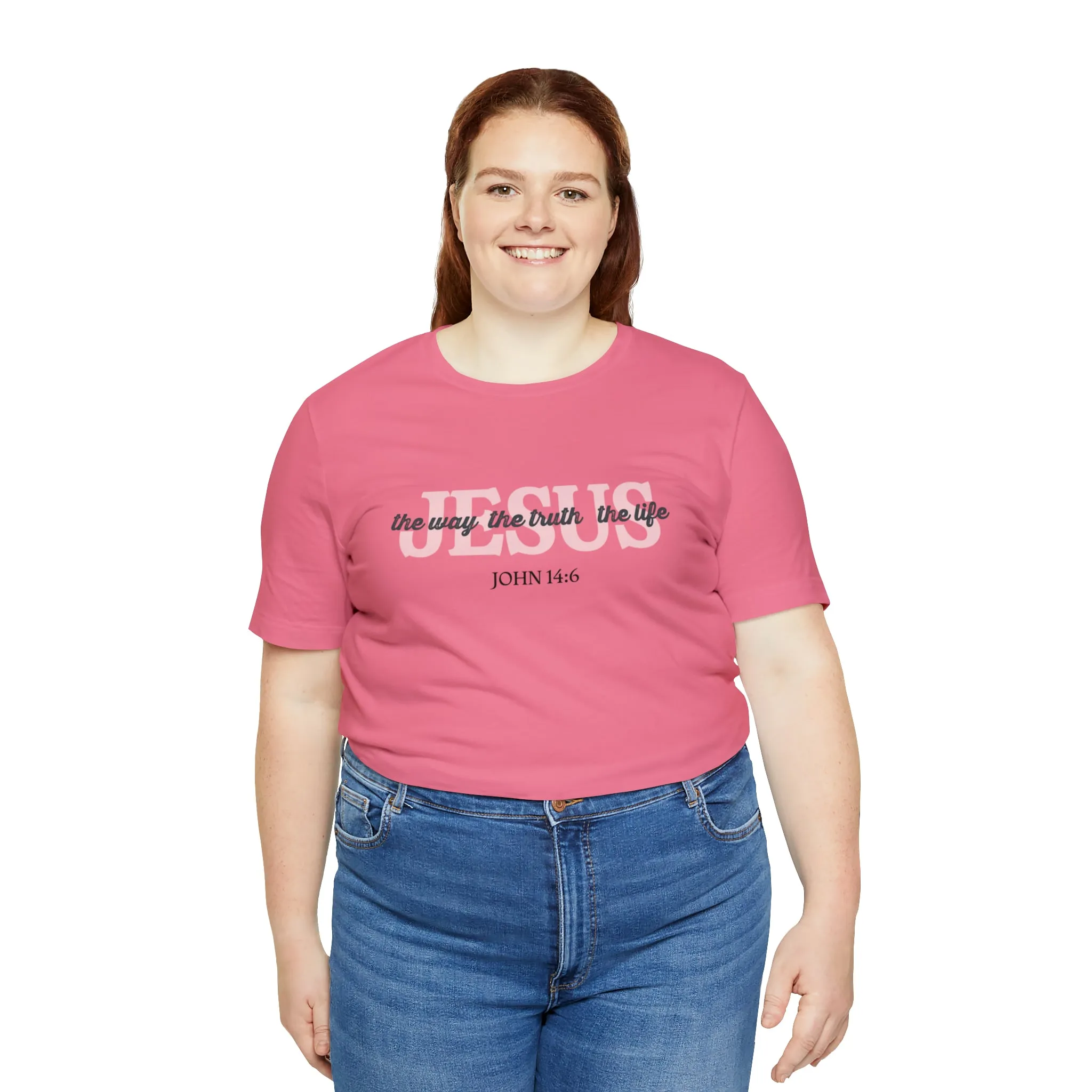 "Jesus is the way" Bella Canvas Unisex Jersey Short Sleeve Tee