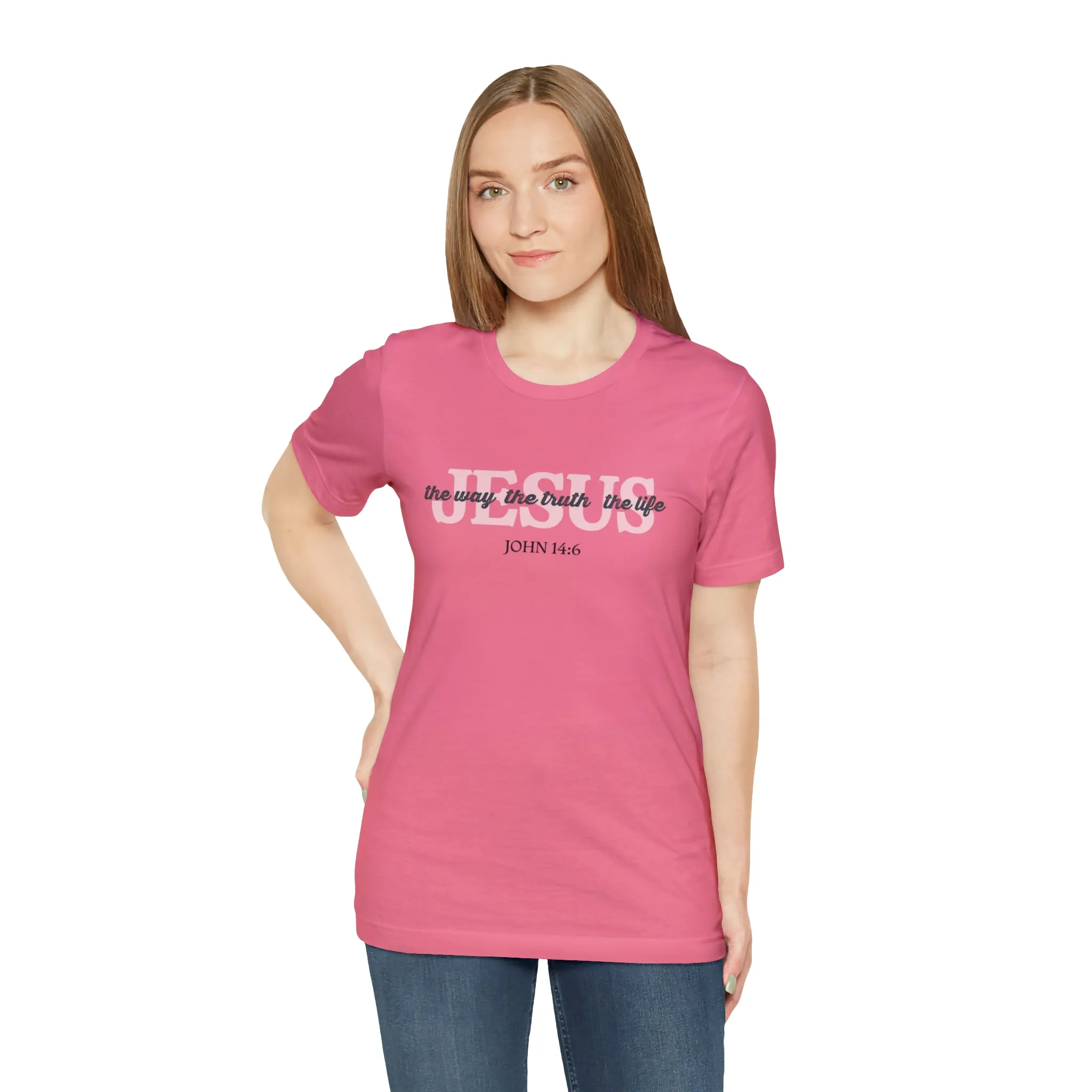 "Jesus is the way" Bella Canvas Unisex Jersey Short Sleeve Tee