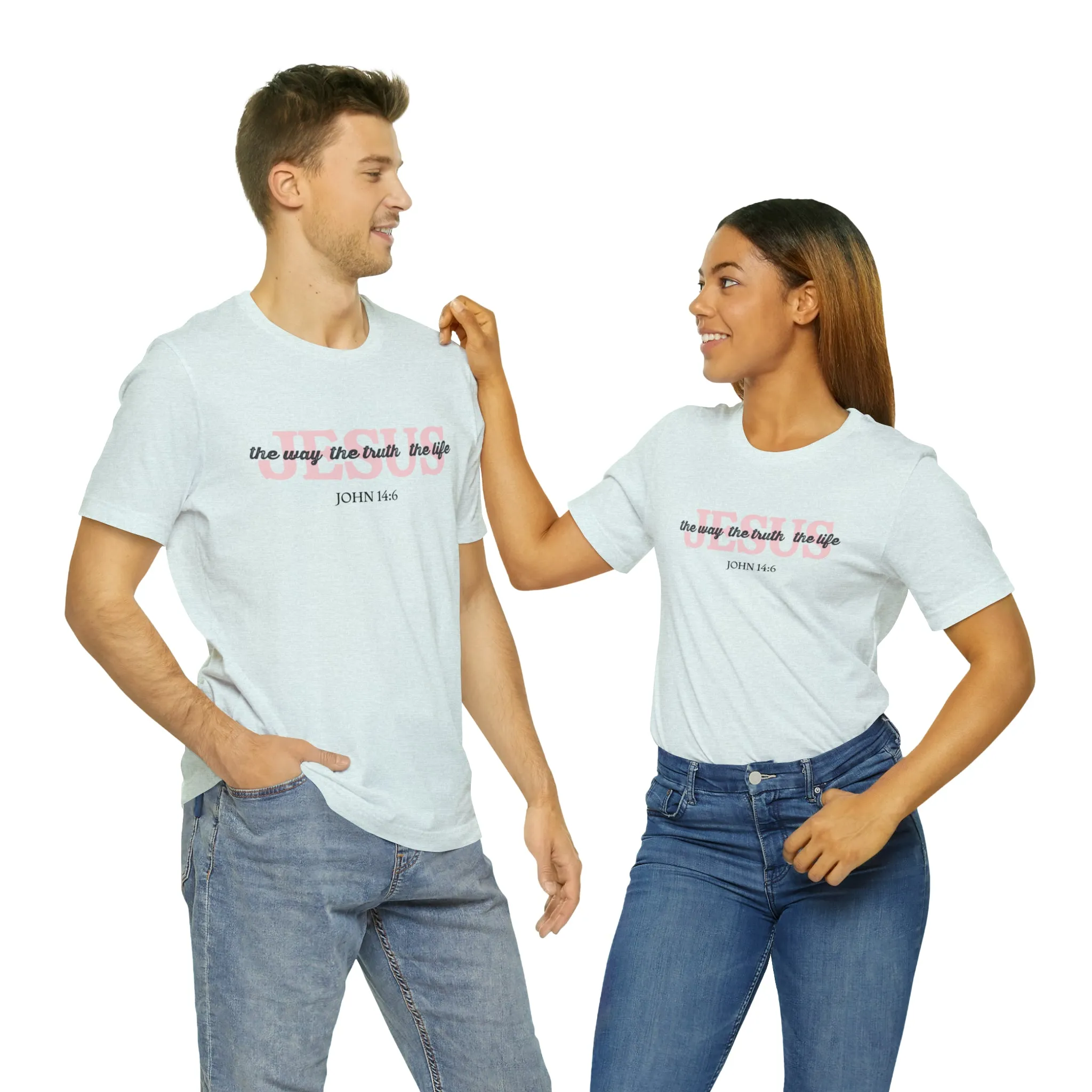 "Jesus is the way" Bella Canvas Unisex Jersey Short Sleeve Tee
