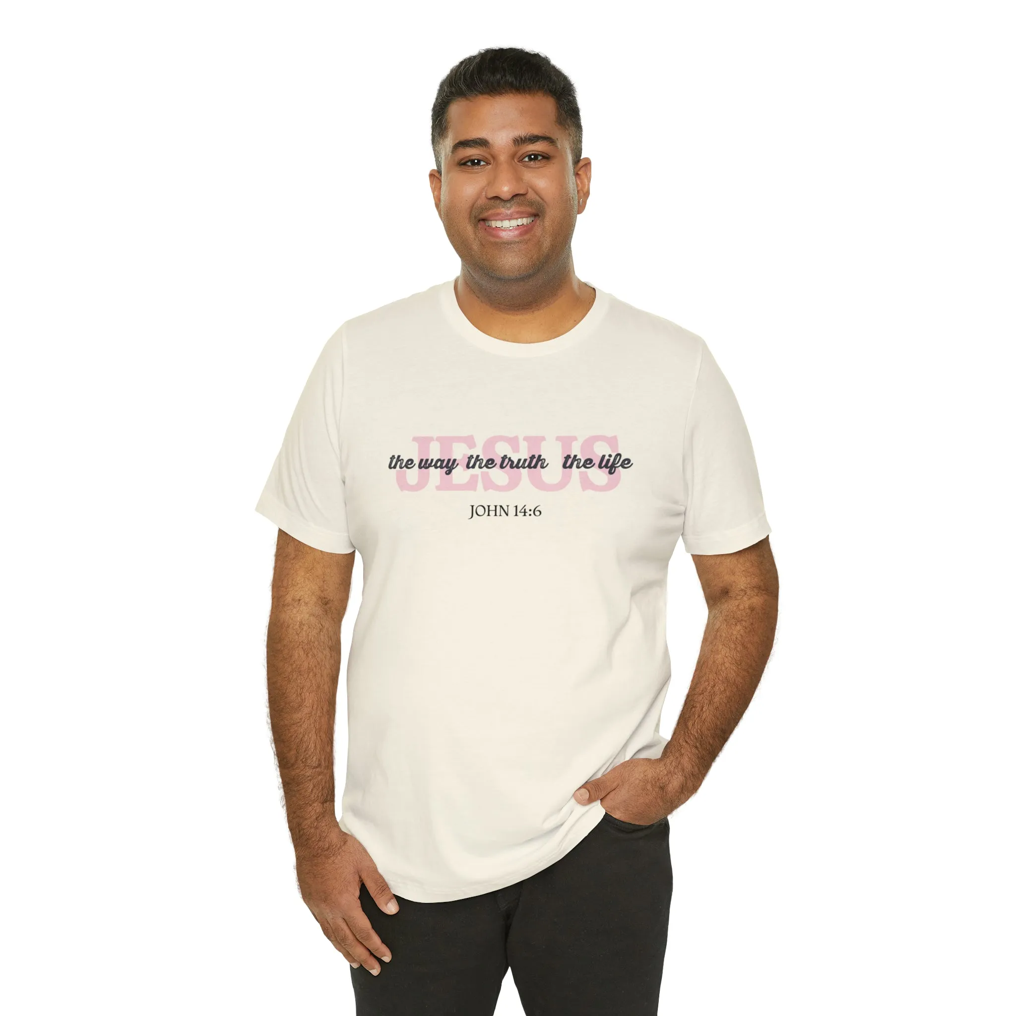 "Jesus is the way" Bella Canvas Unisex Jersey Short Sleeve Tee