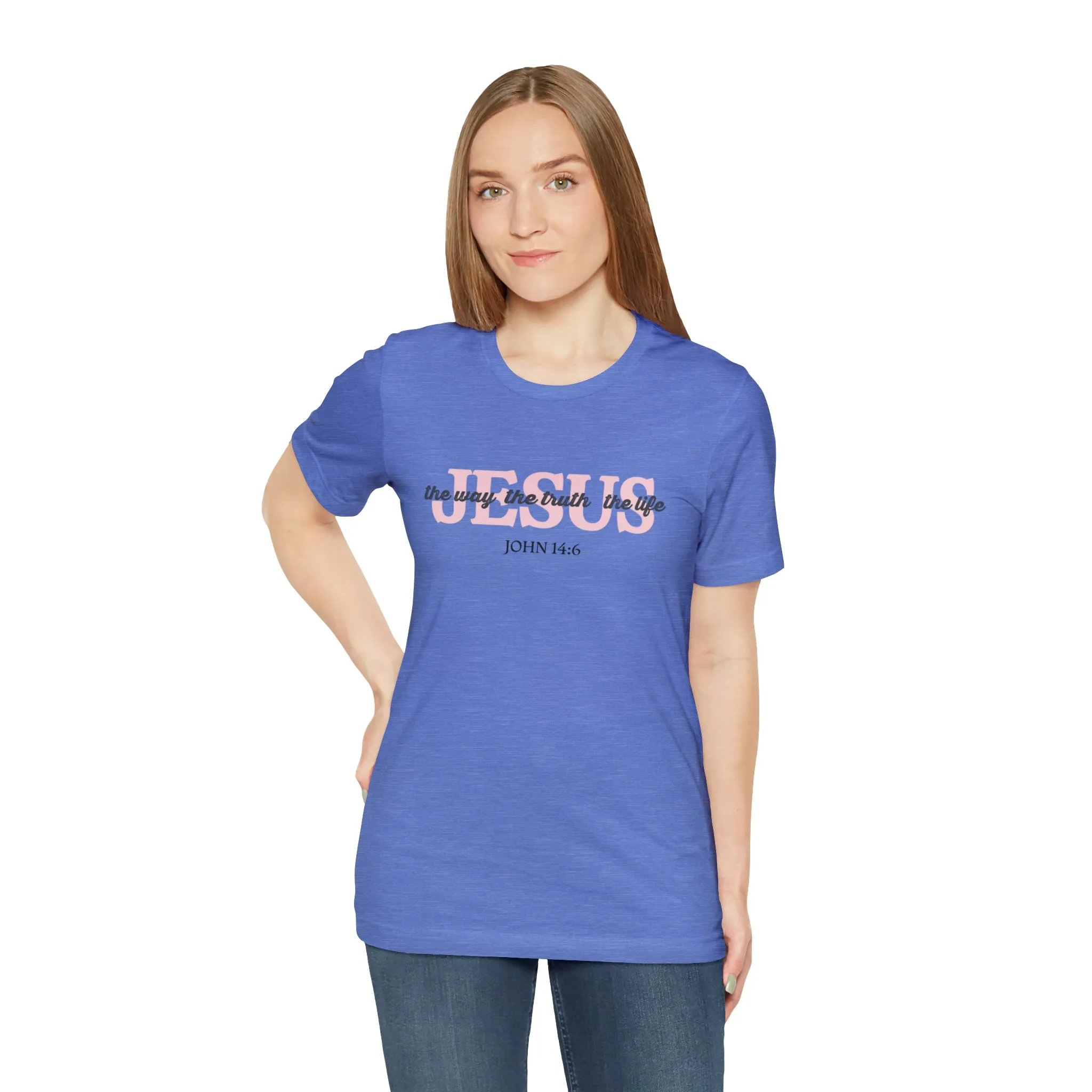 "Jesus is the way" Bella Canvas Unisex Jersey Short Sleeve Tee