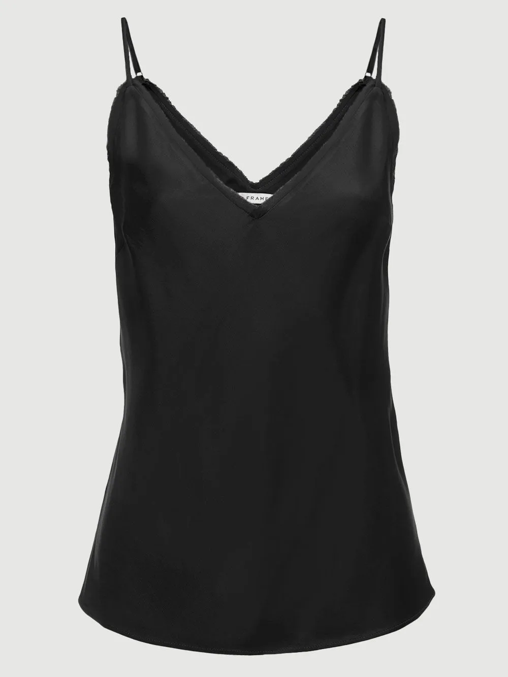 Satin Lounge Tank -- Noir
