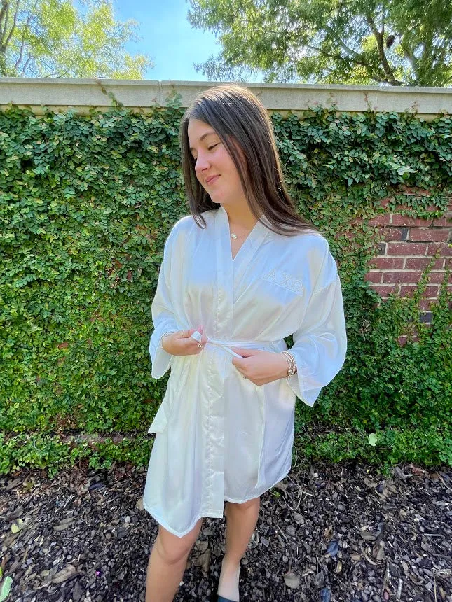 Silk Embroidered Robe (Final Sale)
