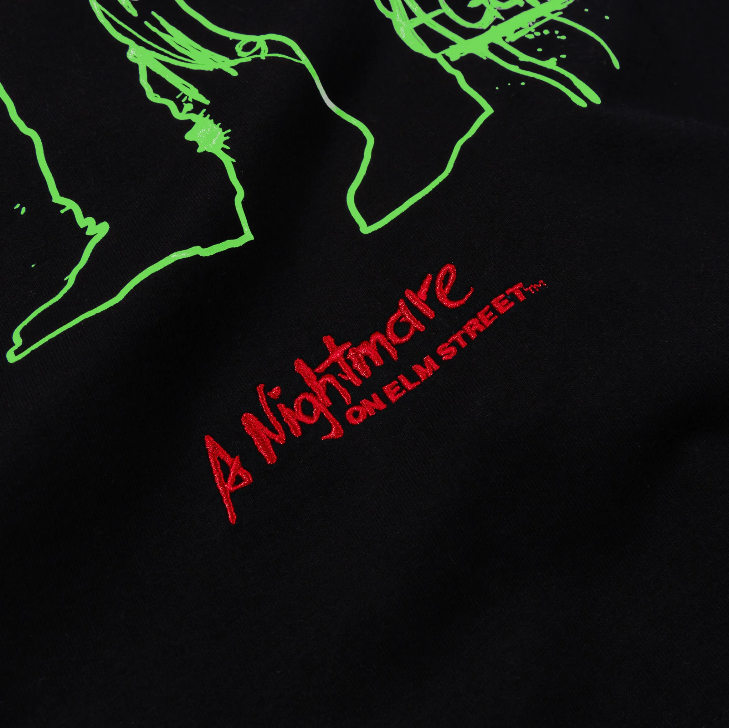 SP x Nightmare On Elm Street Don't Sleep Mens Short Sleeve Shirt (Black/Green)