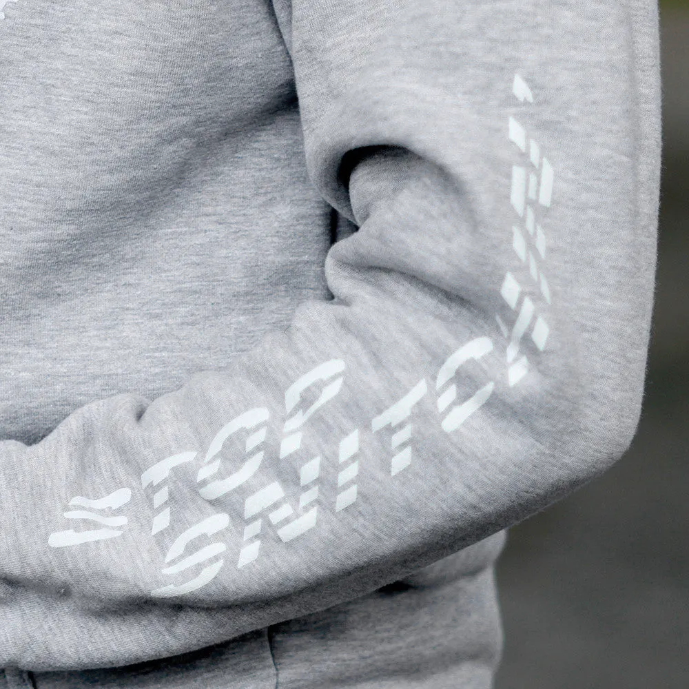 Stop Snitchin Heavy Hooded Sweatshirt Heather