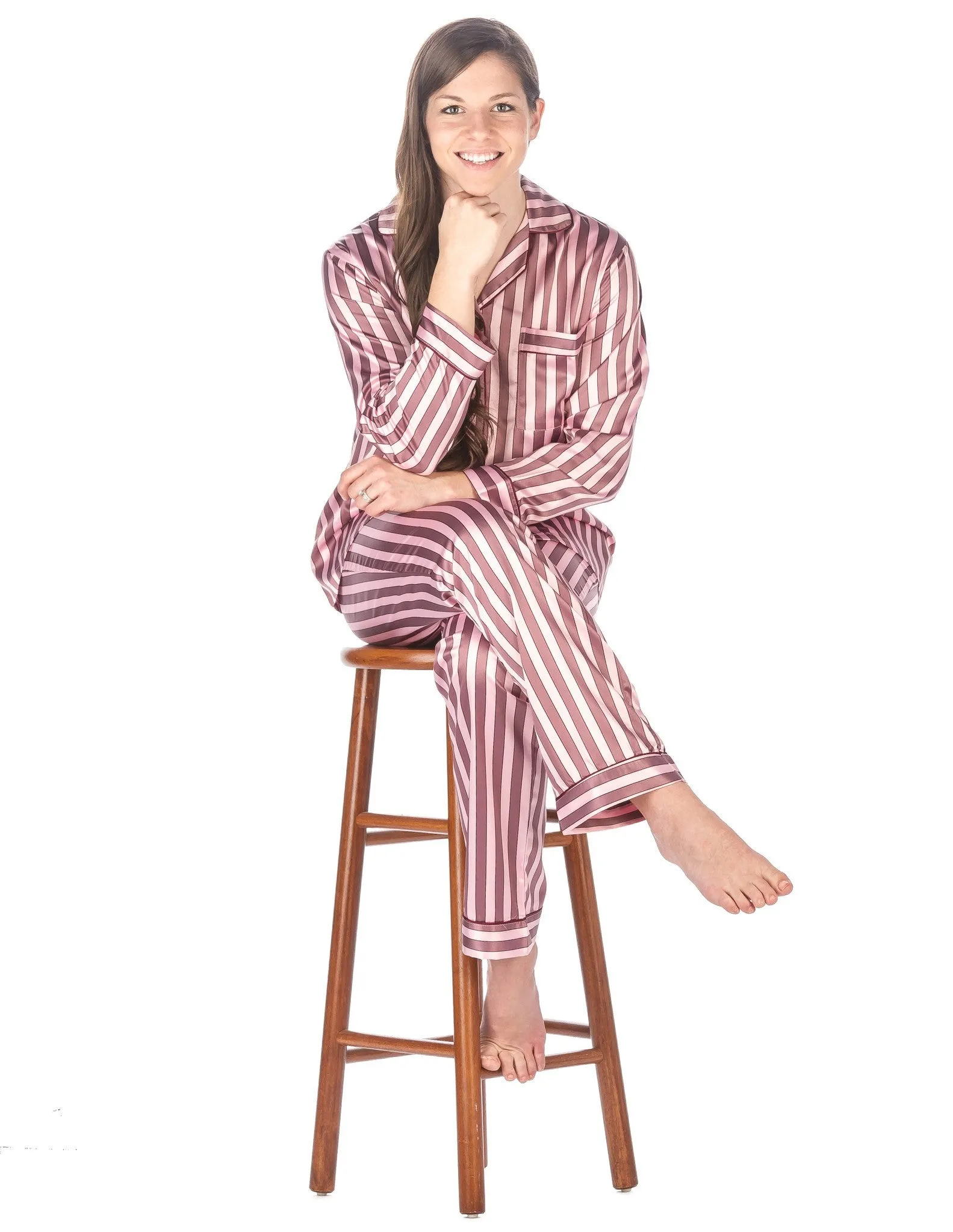 Women's Premium Satin Pajama Sleepwear Set